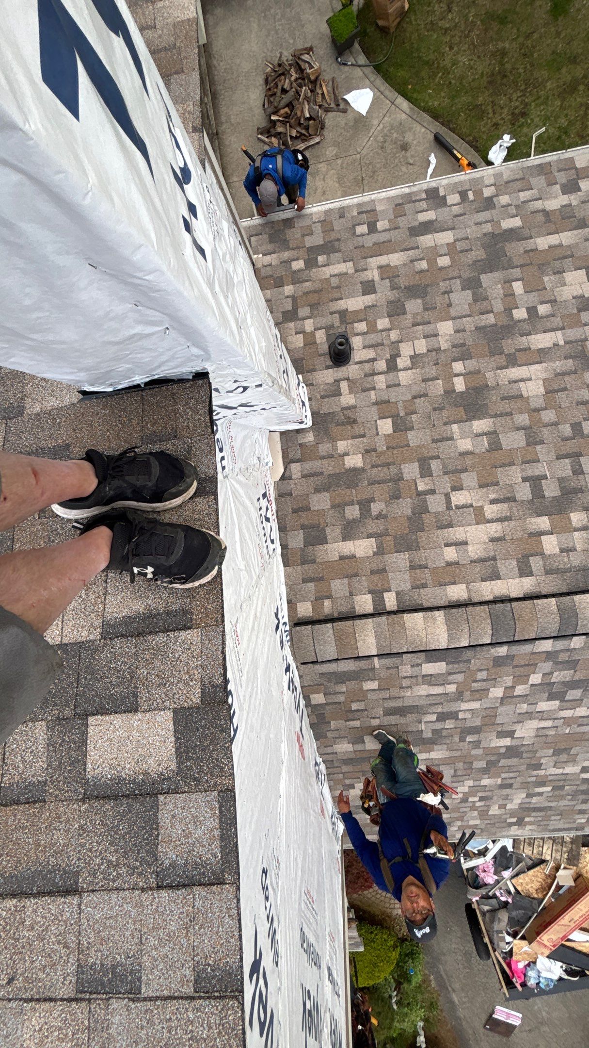 Roof Replacement using Owens Corning Sand Dune by 180 Contractors