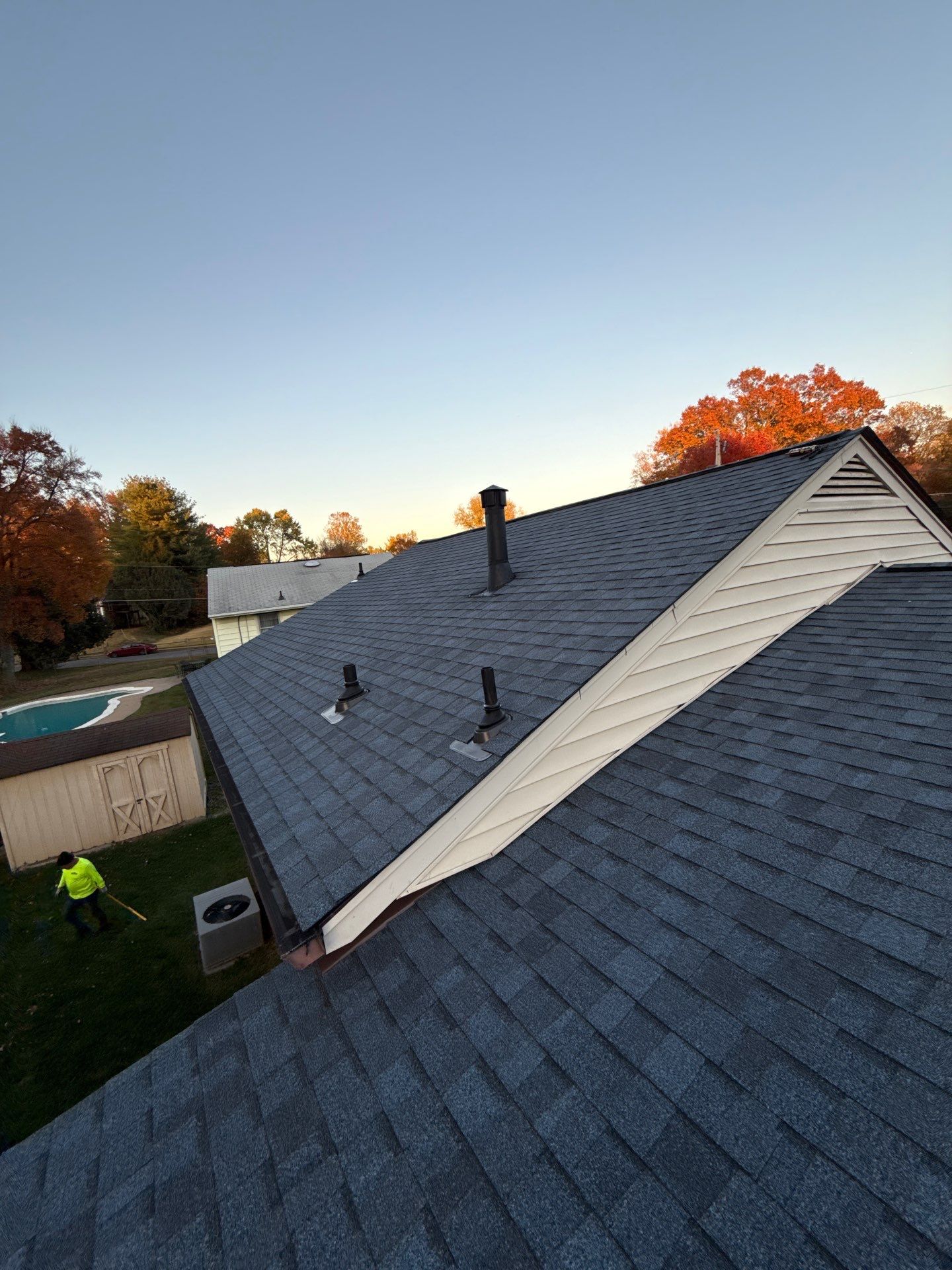 Faifax : Residential Roof Replacement with CertainTeed Landmark Pro in Max Def Coastal Blue  by RM Banning, Inc.