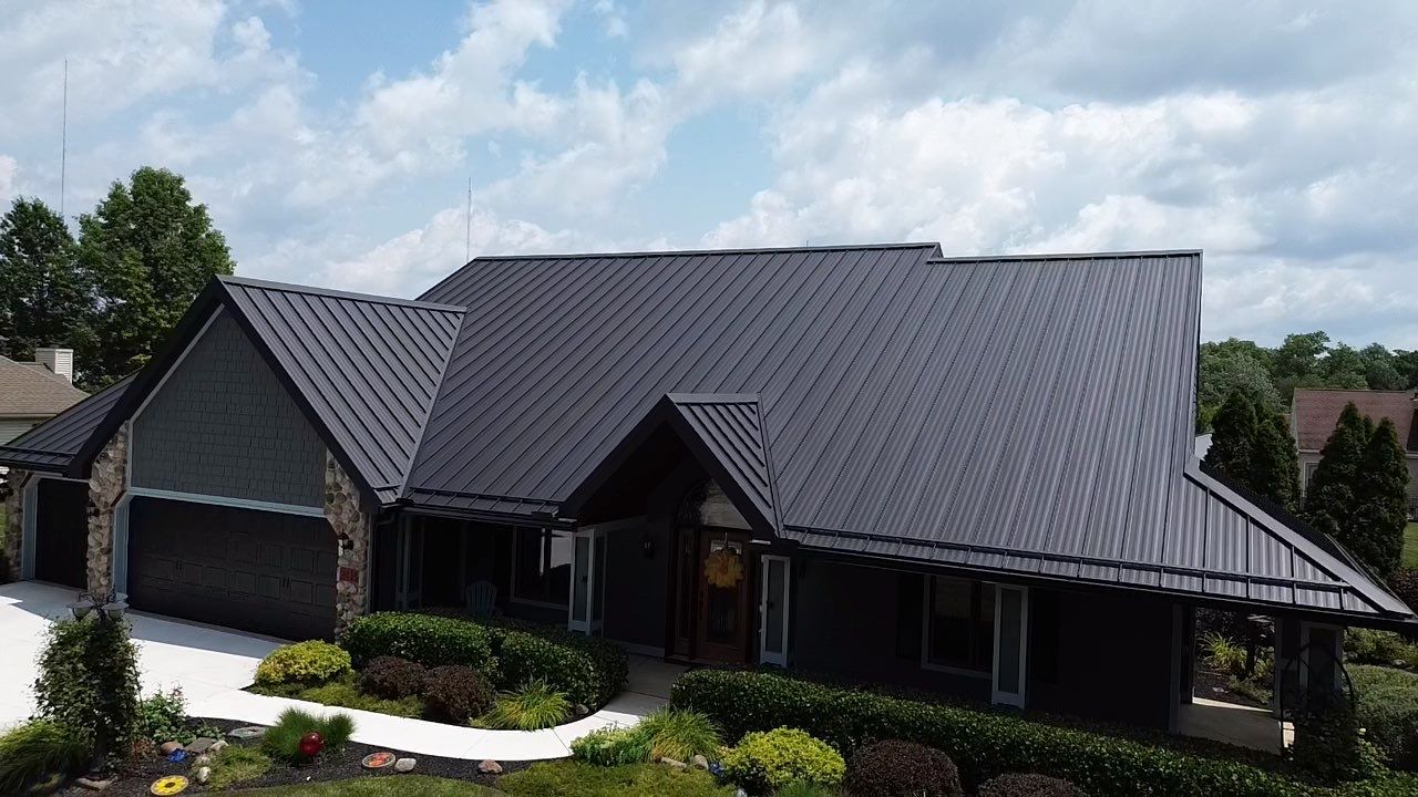 Standing Seam Project in Fort Wayne, IN by 4Ever Metal Roofing