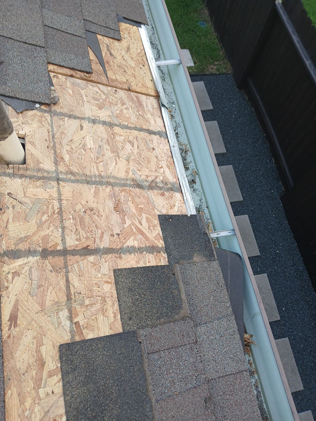 Hail Damage using Owen's Corning Duration (Lifetime) Shingles by Roof Repair Company
