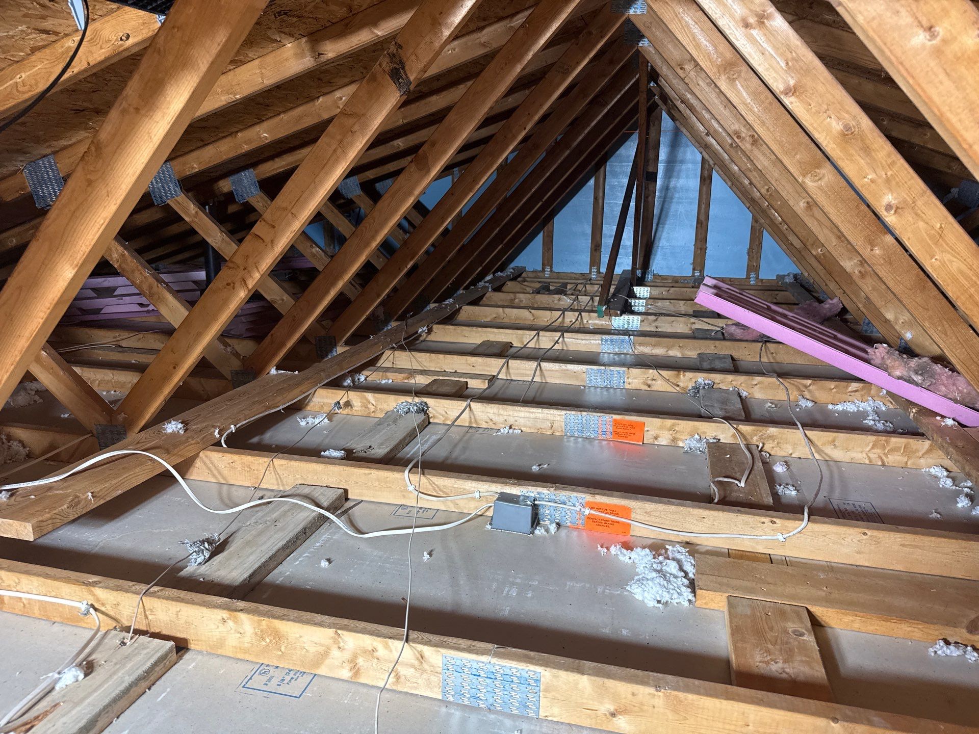 Attic insulation upgrade in Bridgeport, OH 43912 by Home Environment Solutions