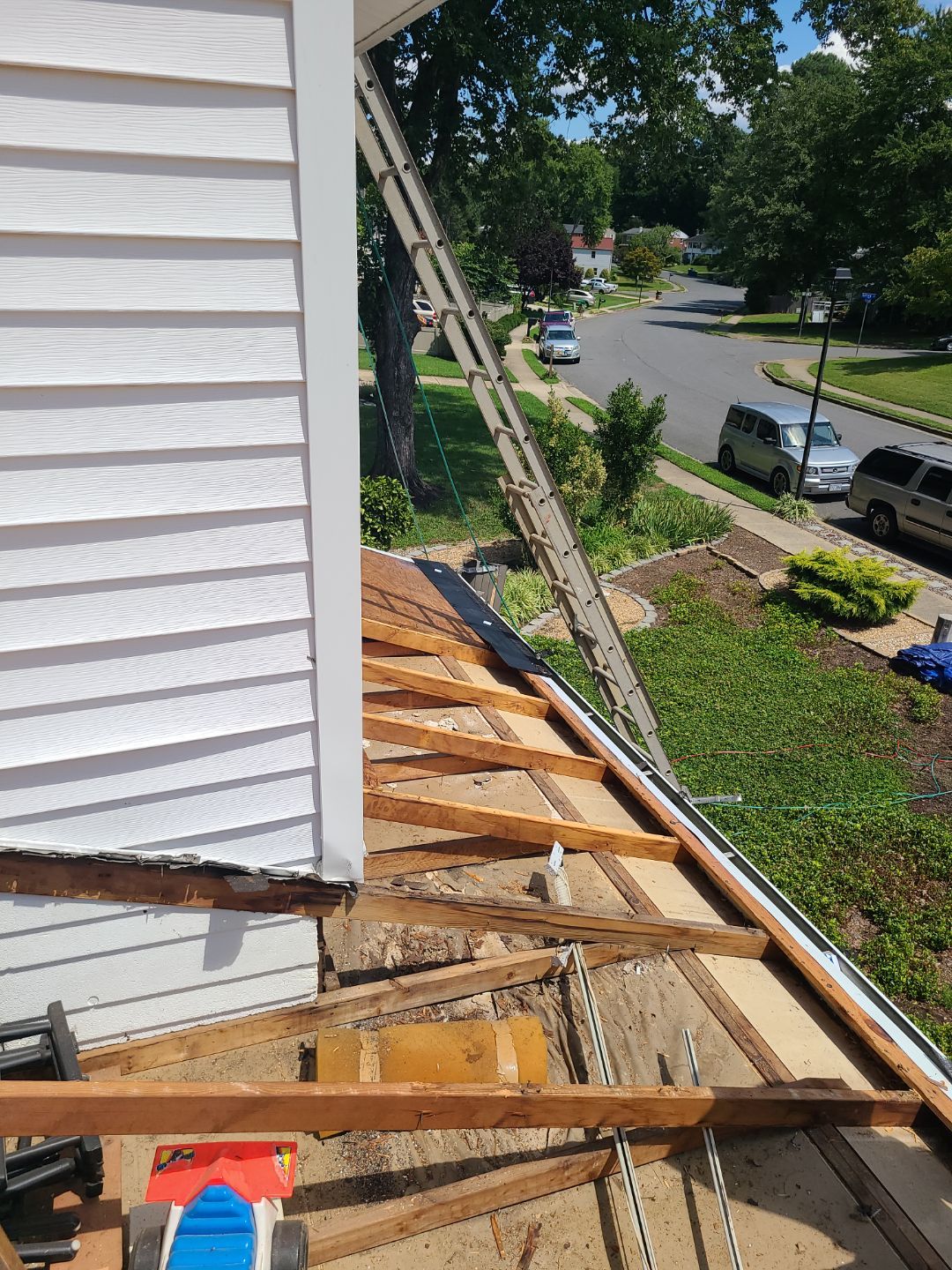 Burke: Residential Roof Installation with CertainTeed Landmark Pro Designer Shingles in Max Def Charcoal Black by RM Banning, Inc.