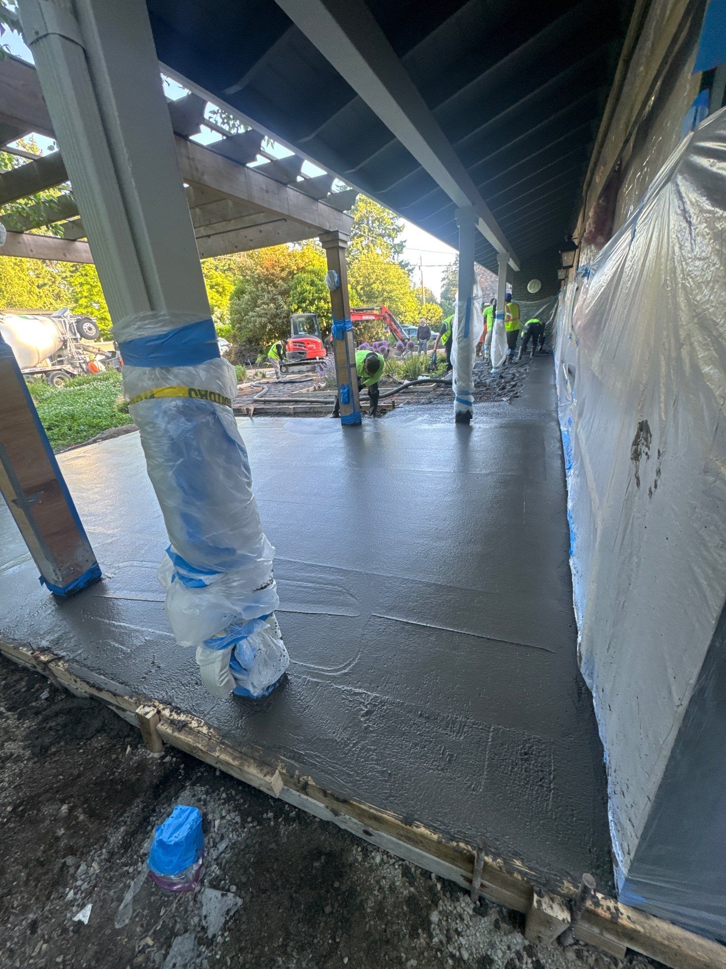 Concrete Driveway Makeover | Edmonds  by Jireh Asphalt & Concrete Inc 