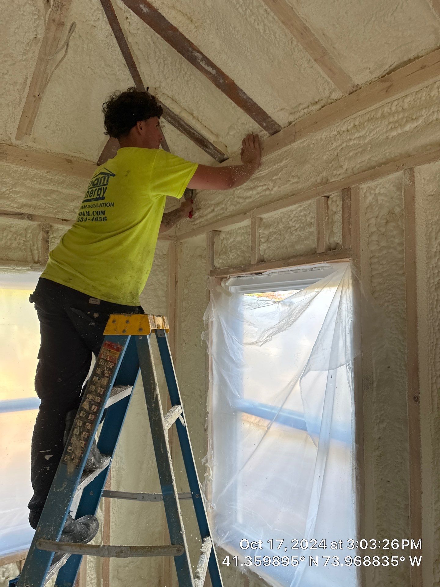 Spray Foam Insulation using Closed Cell Spray Foam by NYS Foam & Energy