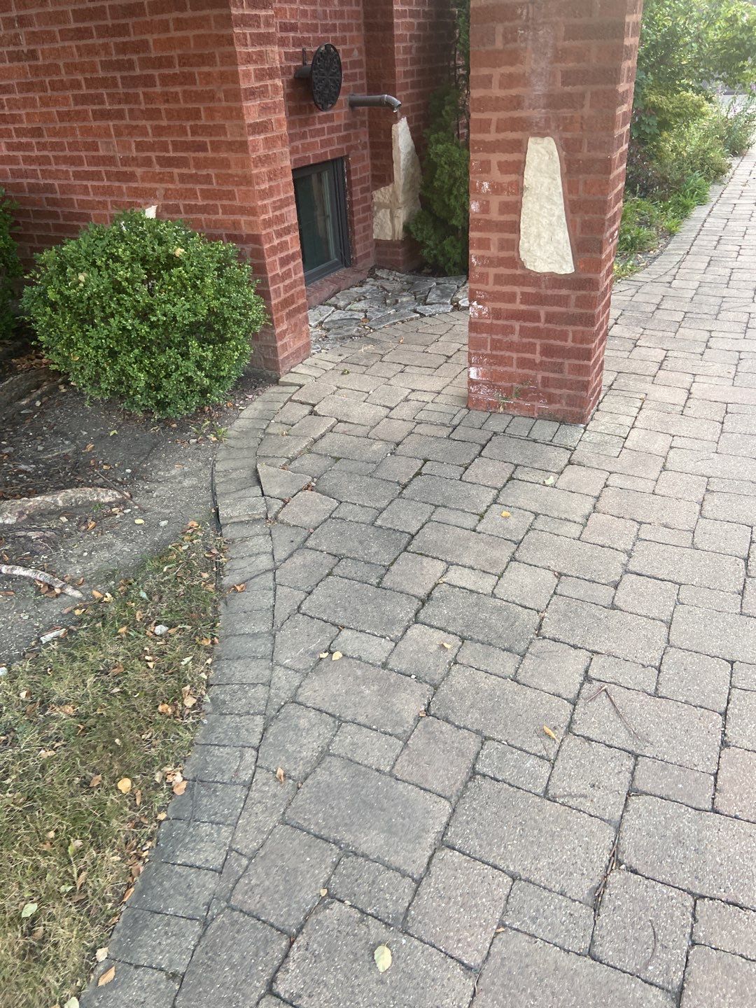 Brick paver clean, sand and seal.  using Surebond SB-1300 by Northern Power Washing LLC.