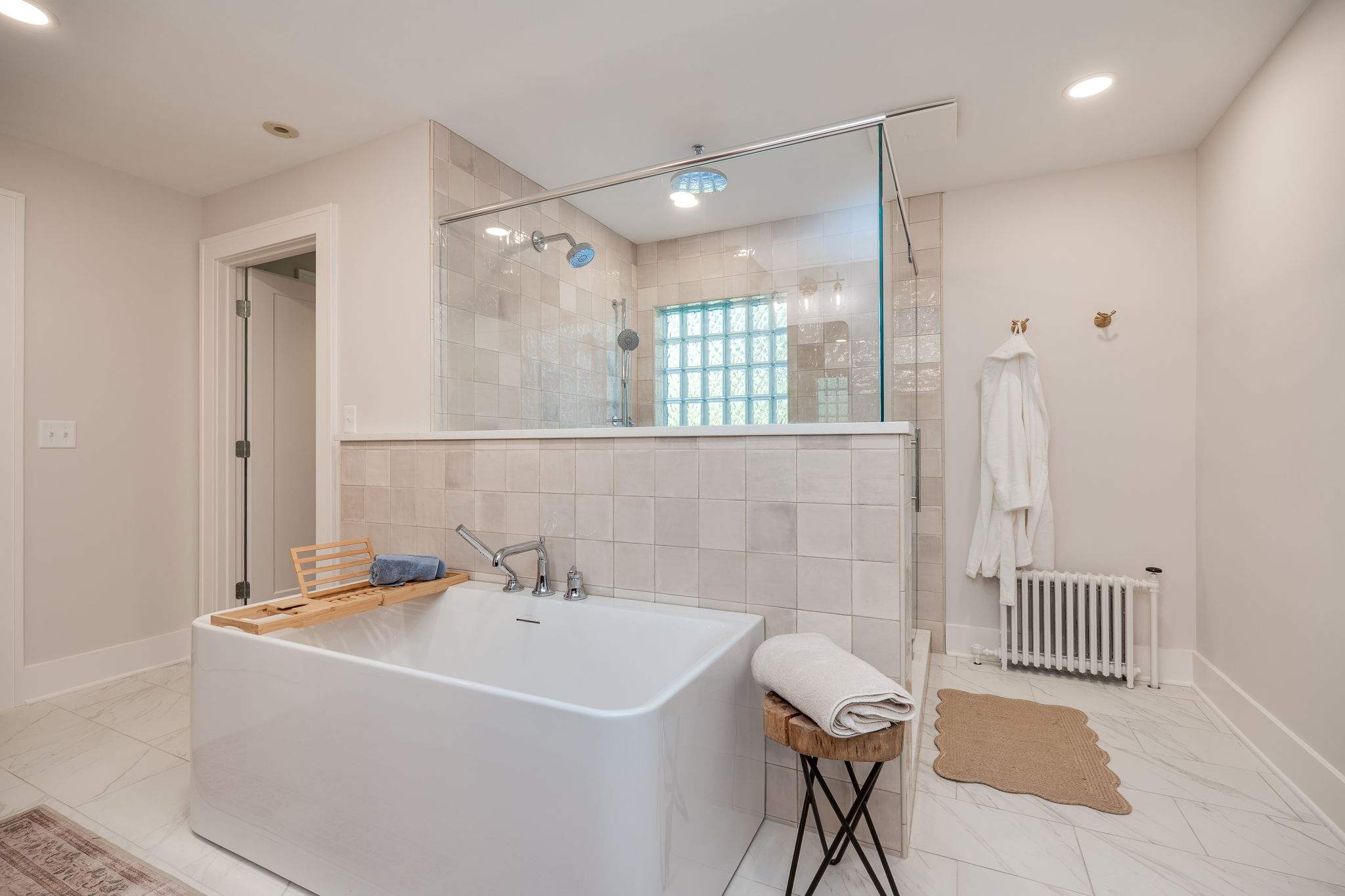 Oakwood Primary Bathroom & 2nd Floor Laundry by Zengel Group