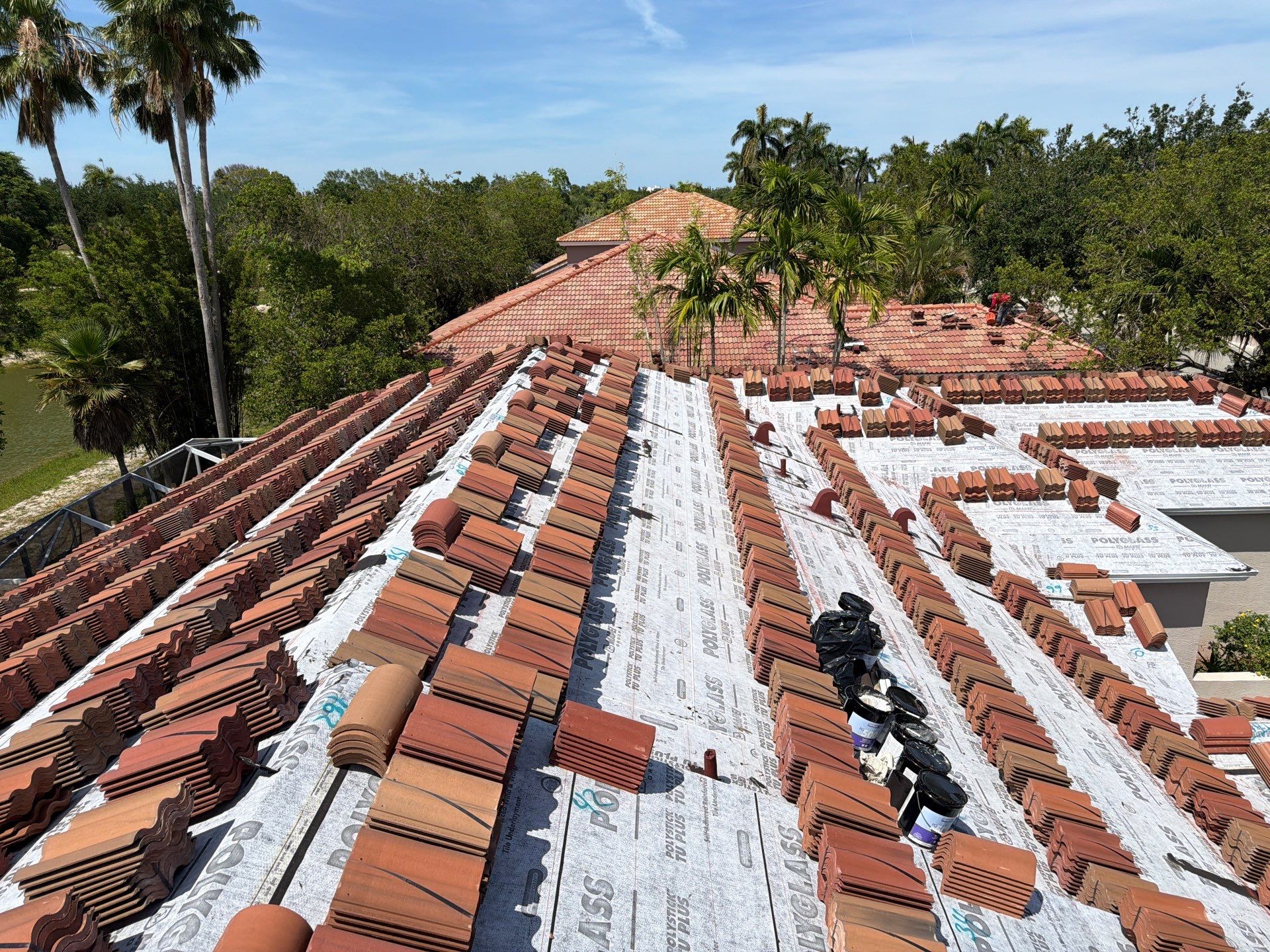 Residential Roofing Installation using WestLake Roofing Tile by BLUES BROTHERS ROOFING