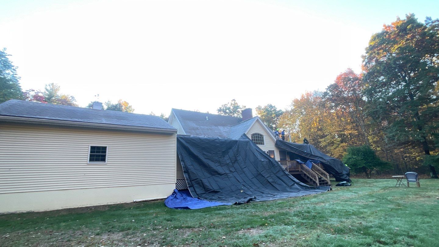 Skylights and Roof Replacement in Upton, MA by Master Roof Inc