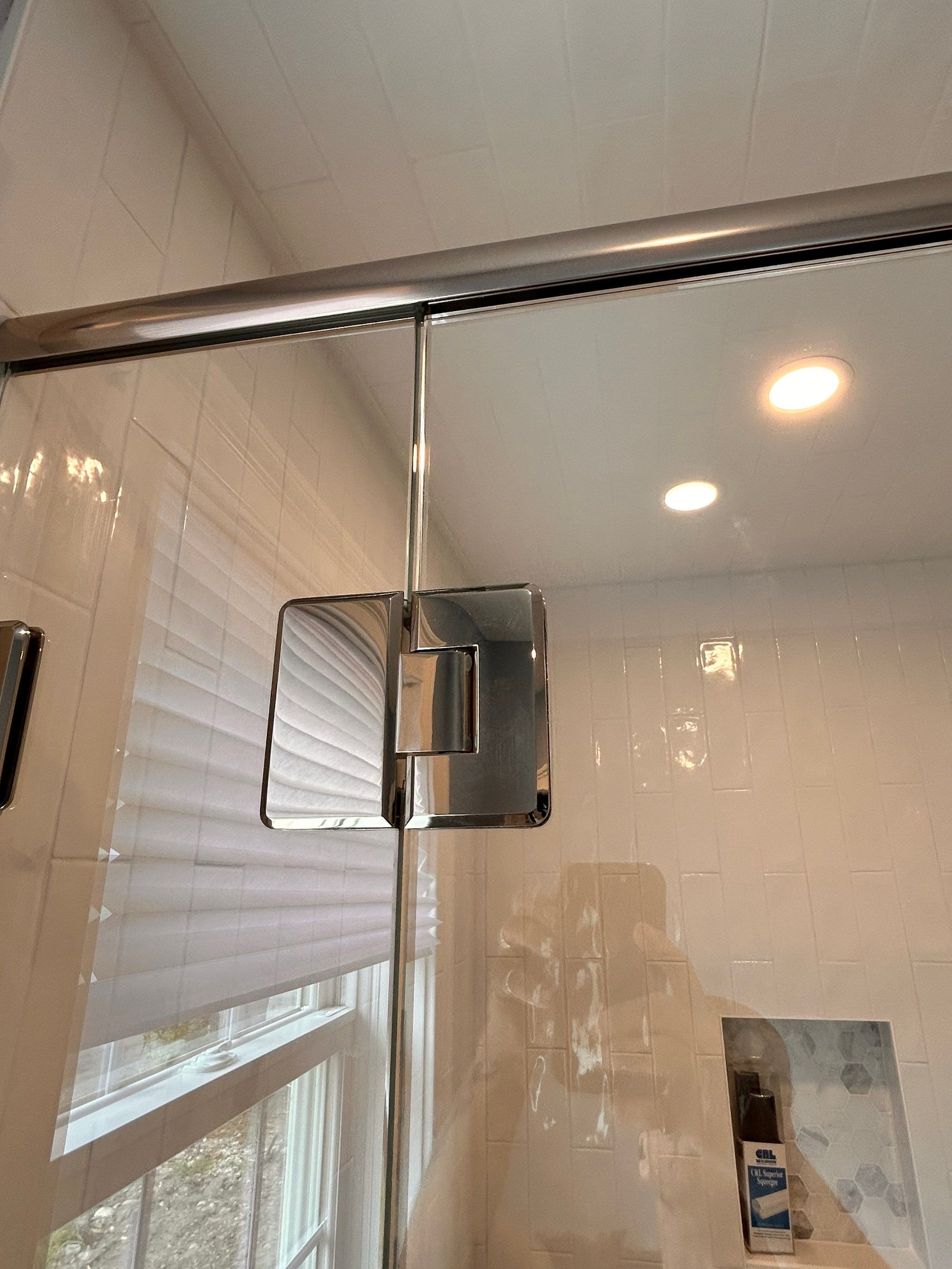 Shower Enclosure using Tempered Low Iron Shower Glass by Cheshire Glass Company