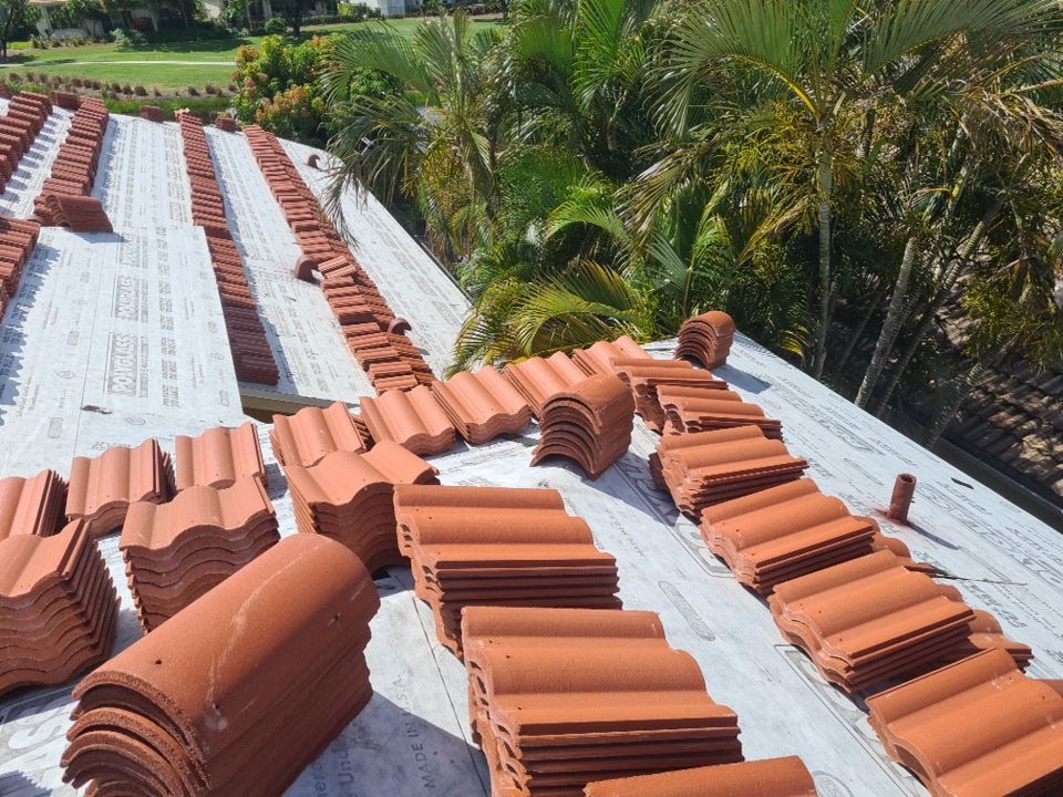 Residential Roofing Installation using Eagle Roofing Tile by BLUES BROTHERS ROOFING