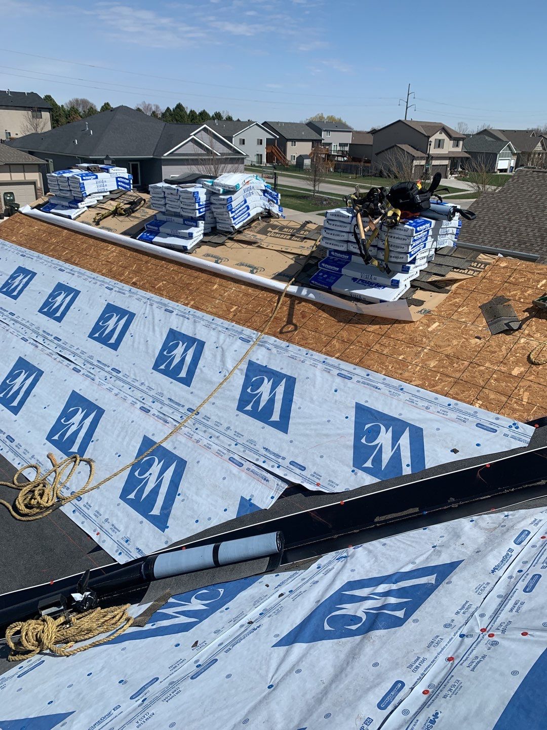Residential Re-roof by White Castle Roofing