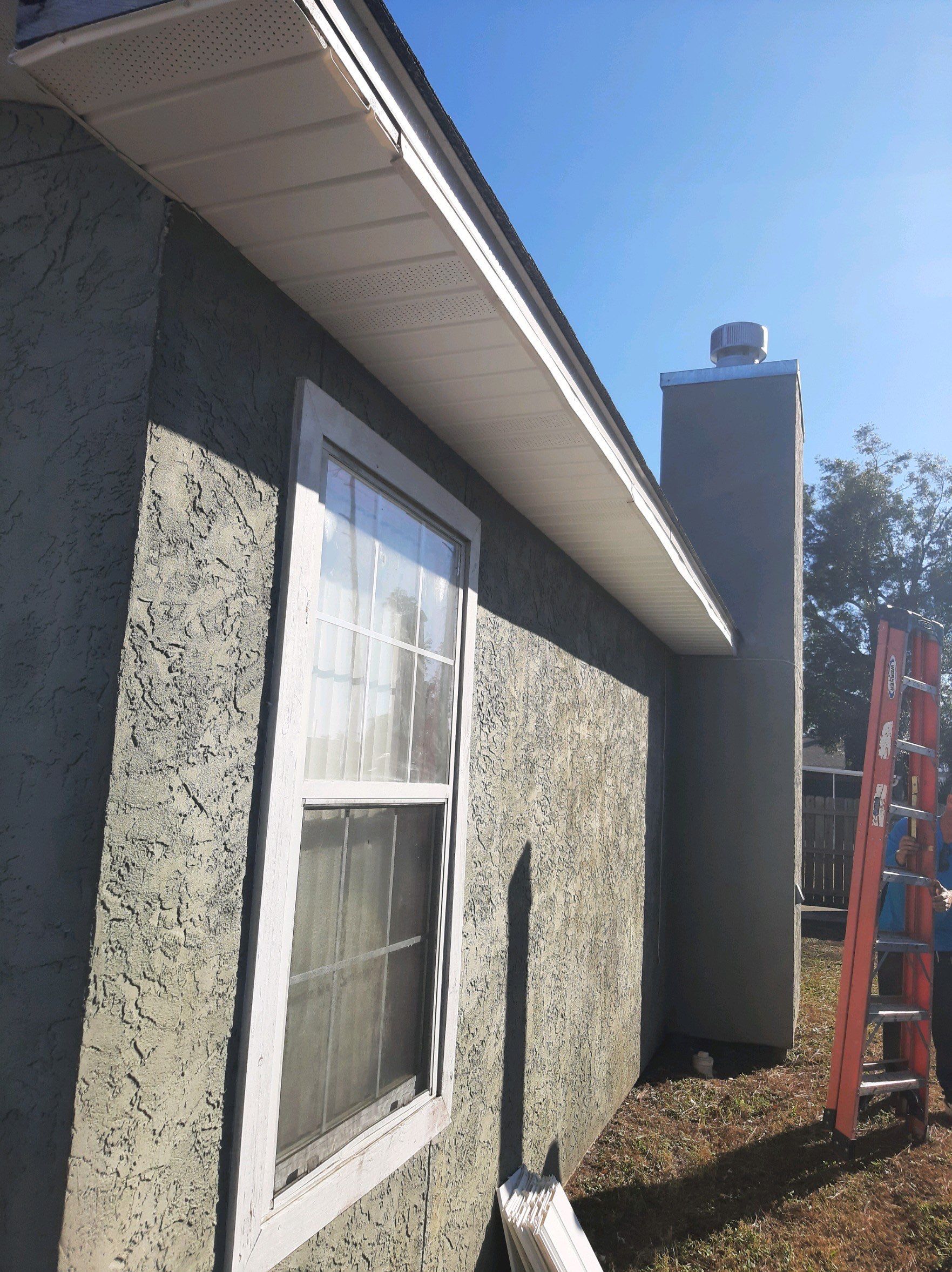Gutter Installation using K-Style Seamless Gutters by Gutter Professors