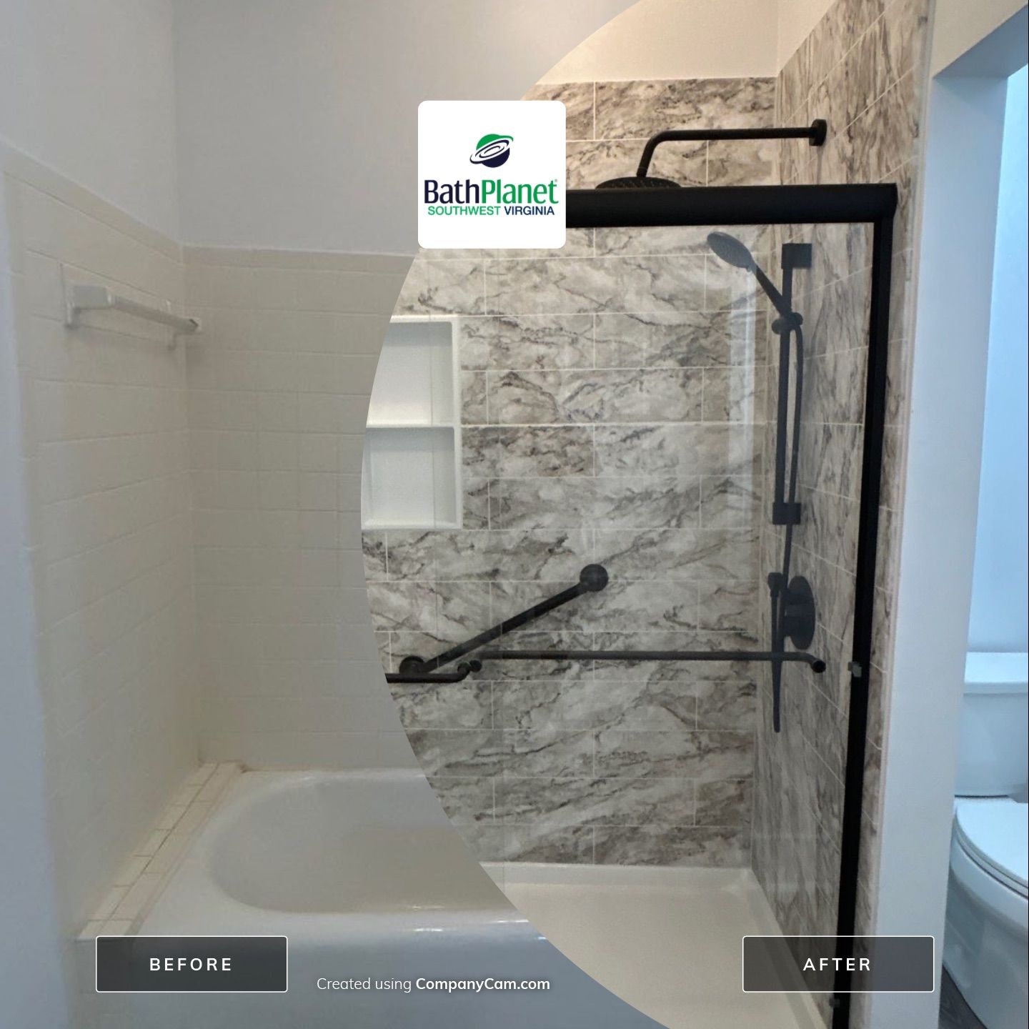 Tub to Shower by BathPlanet SW Virginia