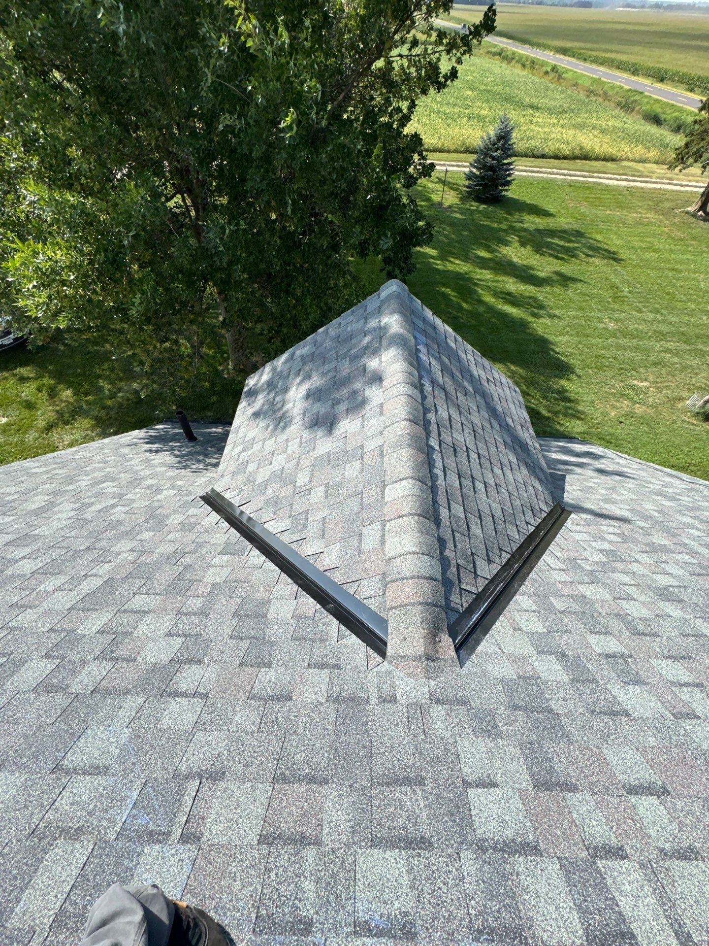 Architectural Shingle Roof Replacement in Beemer, NE by Crows Roofing LLC
