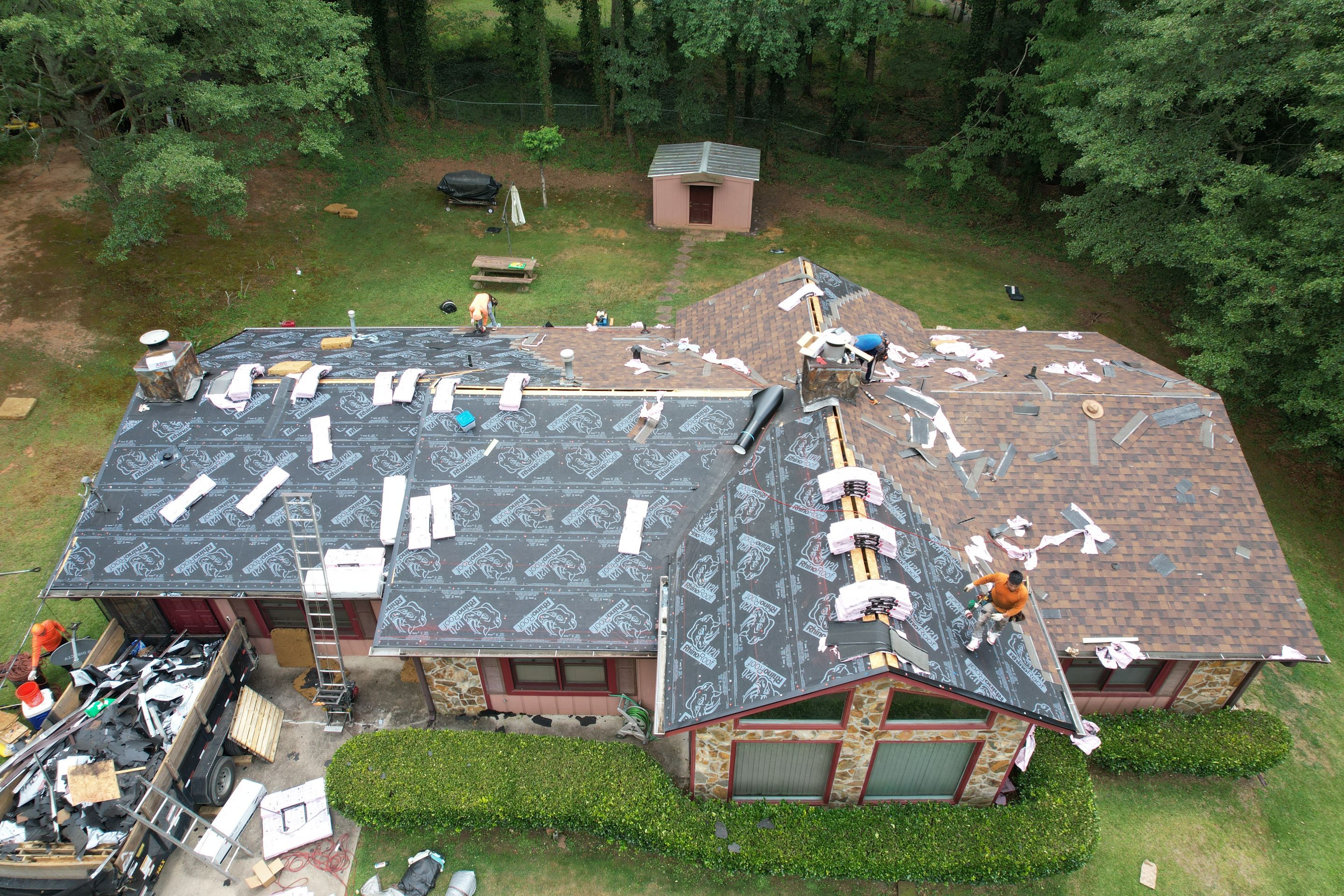 Residential Roofing Installation using Owens Corning by Inspector Roofing and Restoration