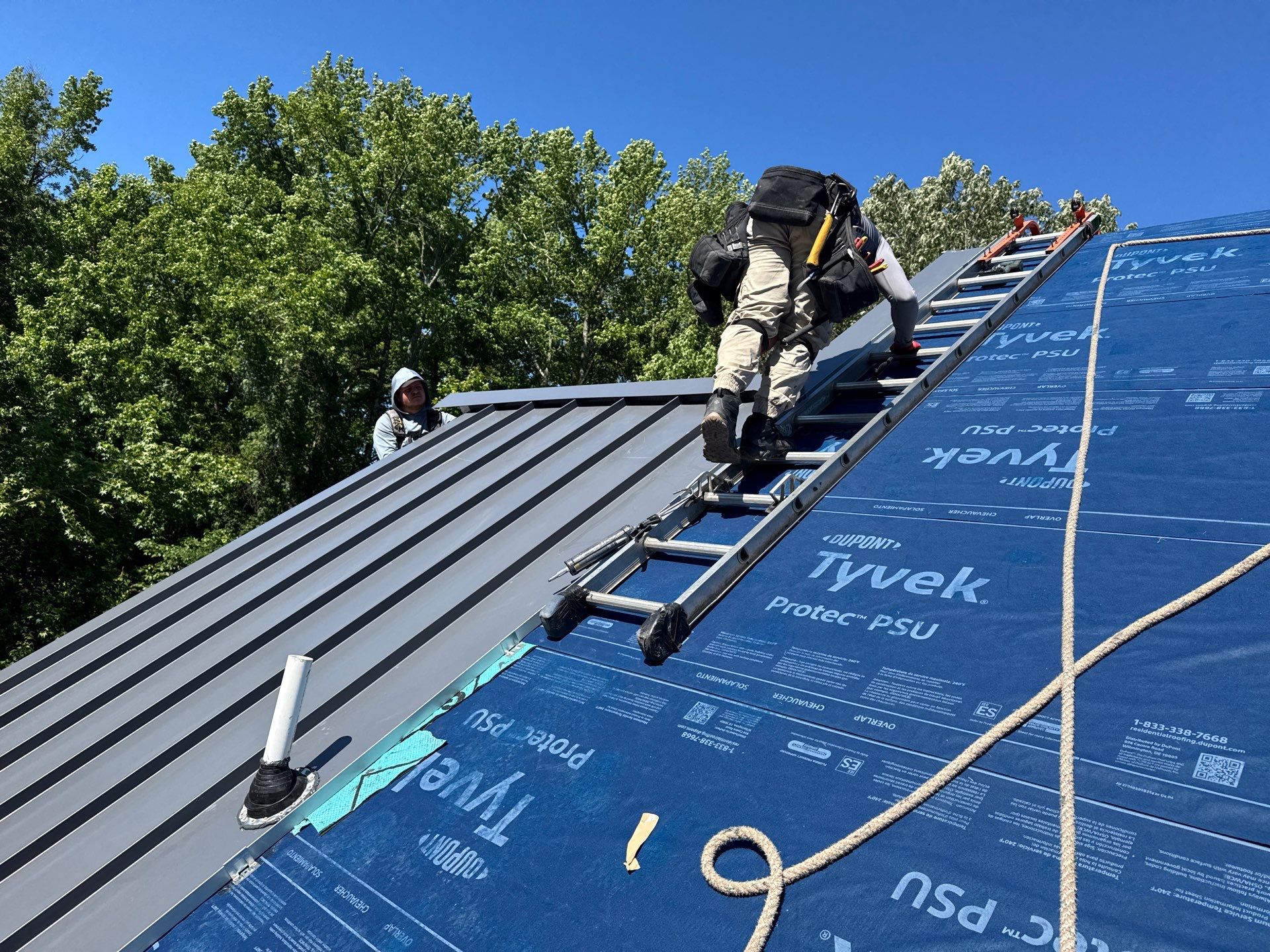 Custom New Construction Home Featuring Standing Seam Metal Roofing in Port Haywood by Cade Construction