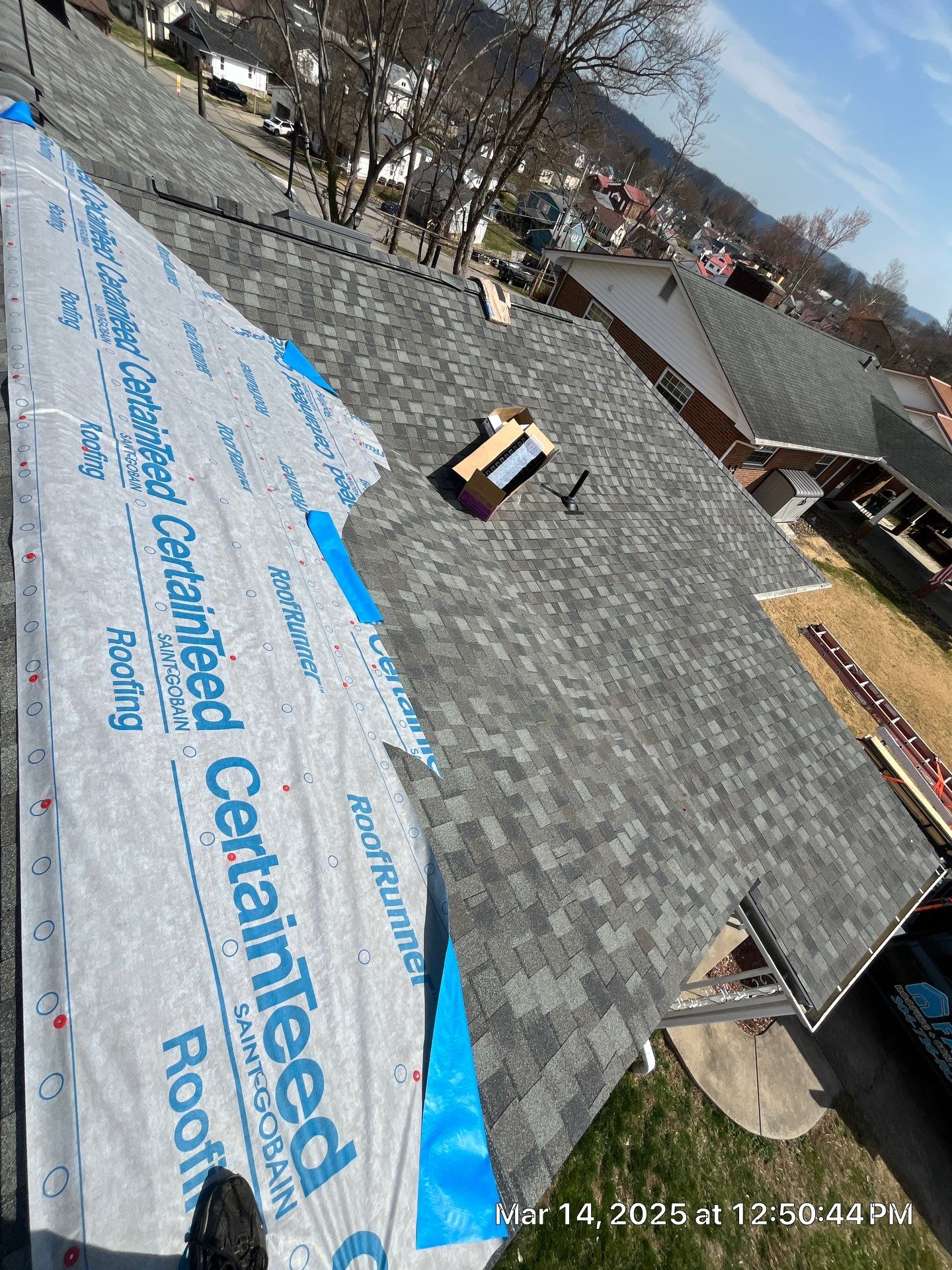 Residential Roofing Installation using Certainteed Landmark Pro Shingles by Fahey Roofing + Contracting