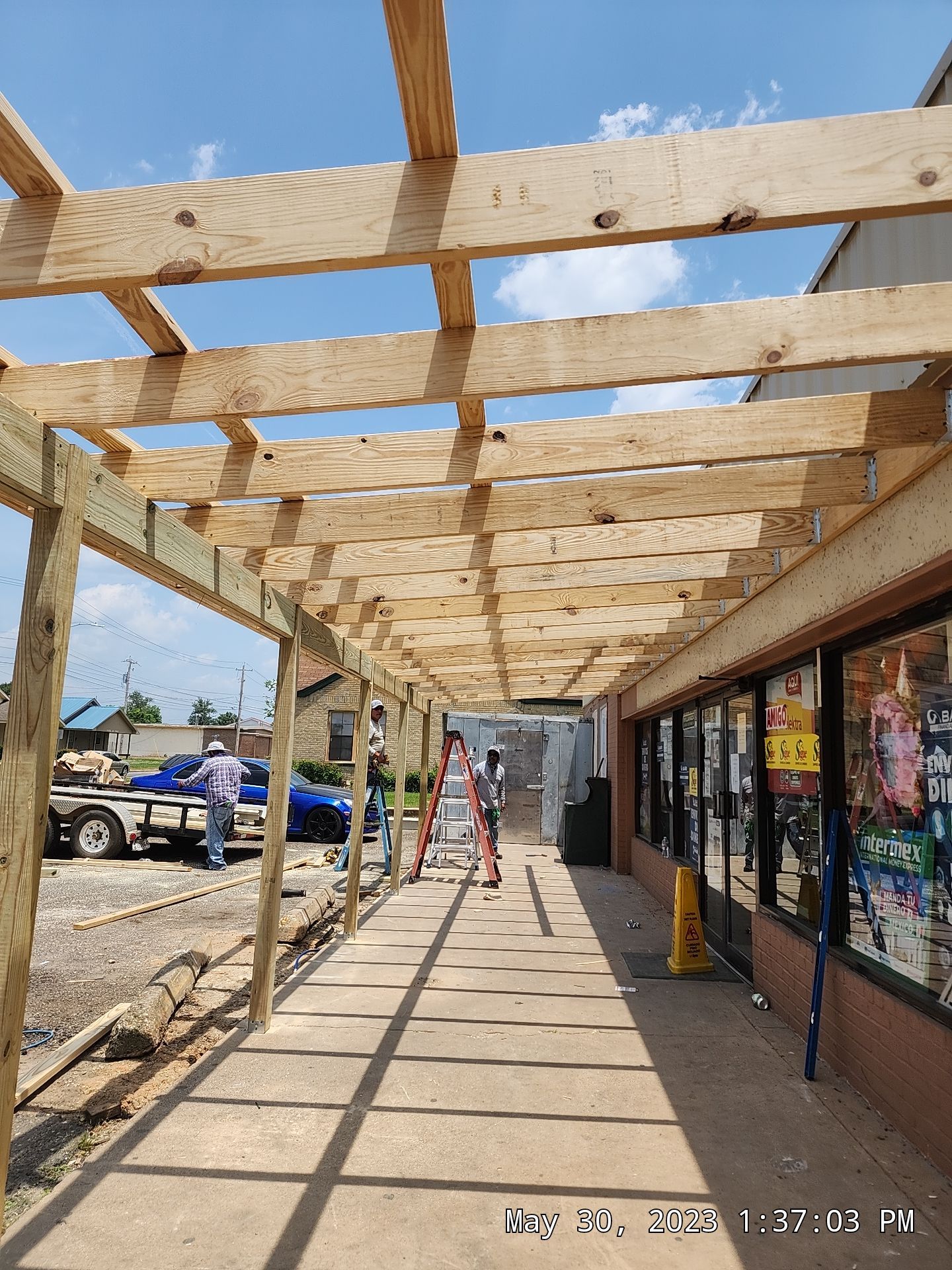 Store Building in Hope by Hostetler Roofing