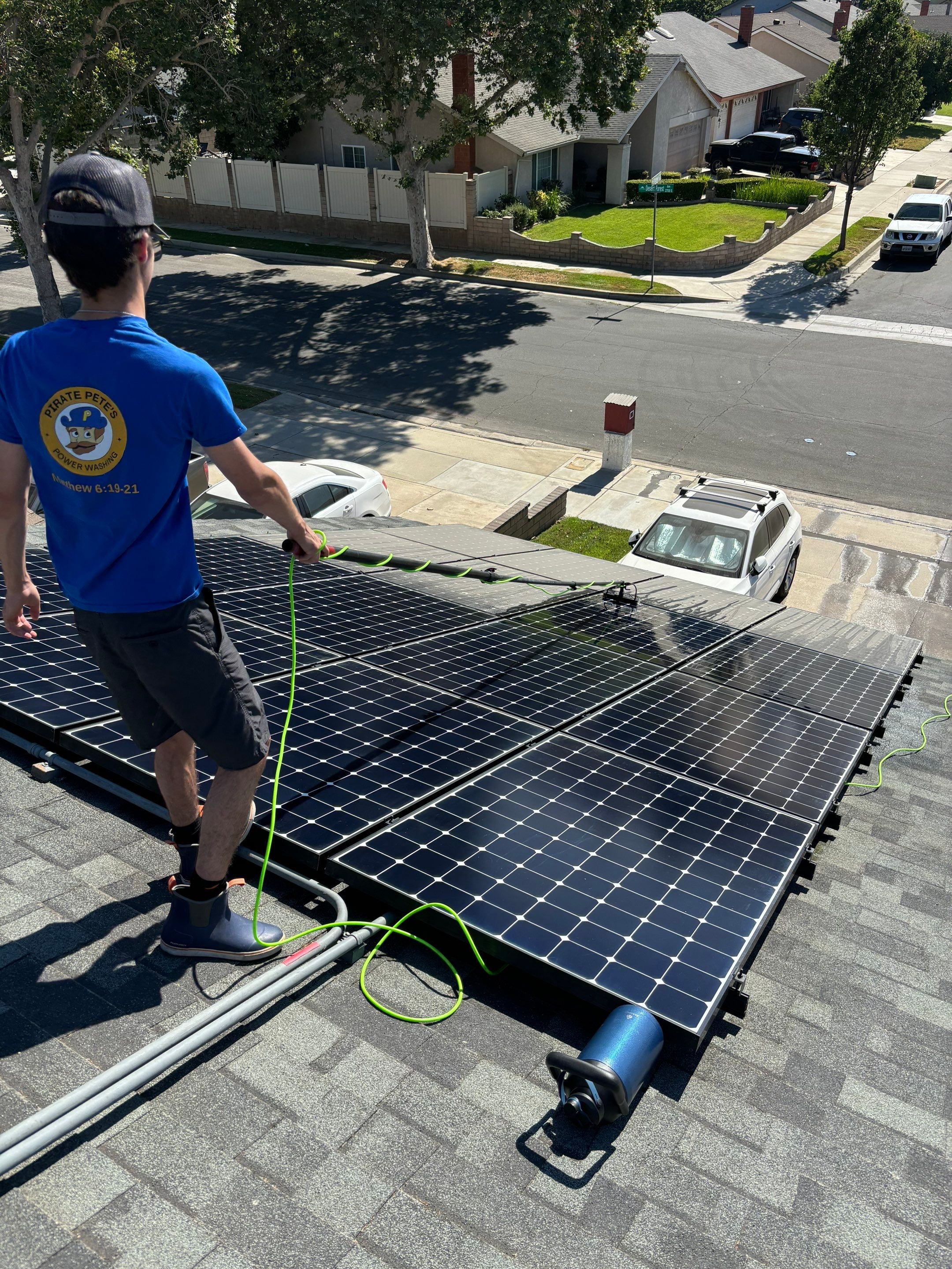 Solar Panel Cleaning by Pirate Pete’s Power Washing