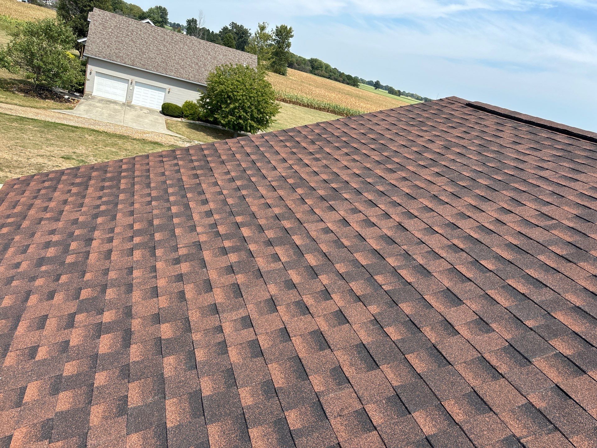 Residential Roofing Installation using Timberline HDZ Shingles - Hickory by RoofX 