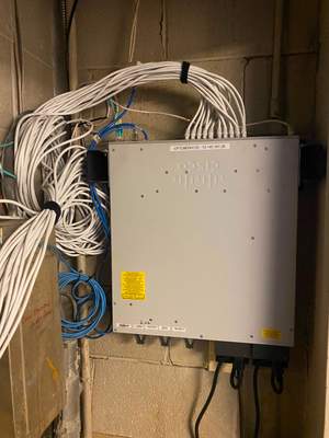 Structured cabling installation by CimaSolutions