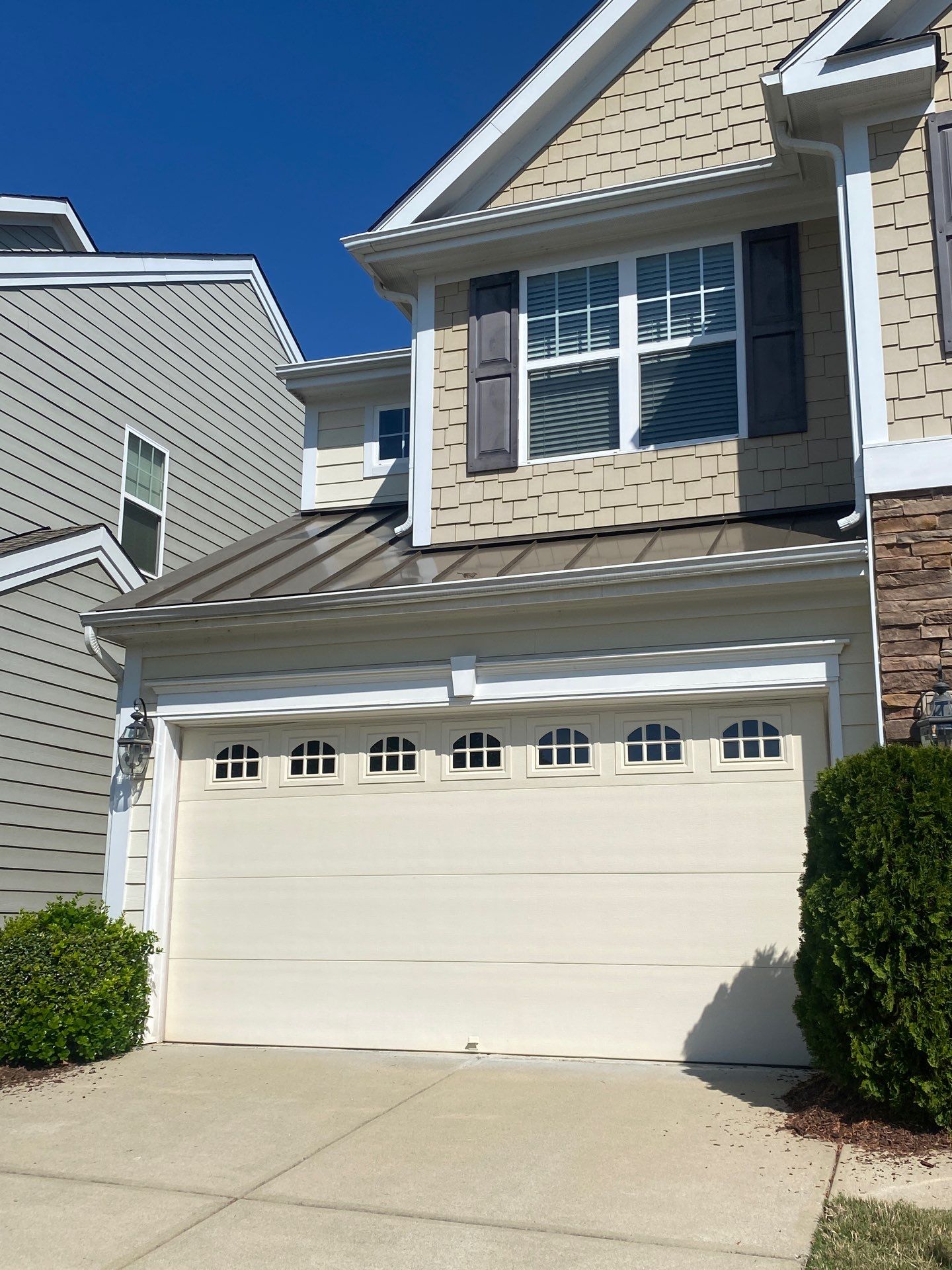 GAF Timberline HDZ Weathered Wood - New standing seam metal roof by Pro Performance Roofing