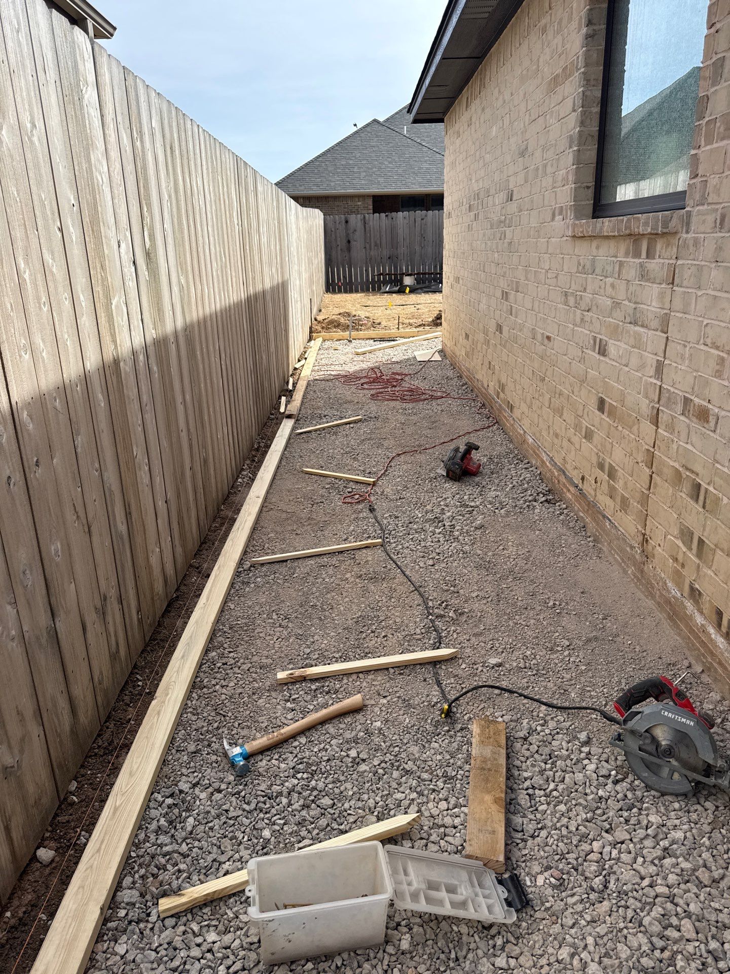 Concrete Sidewalk And Footer by Clays Services Inc