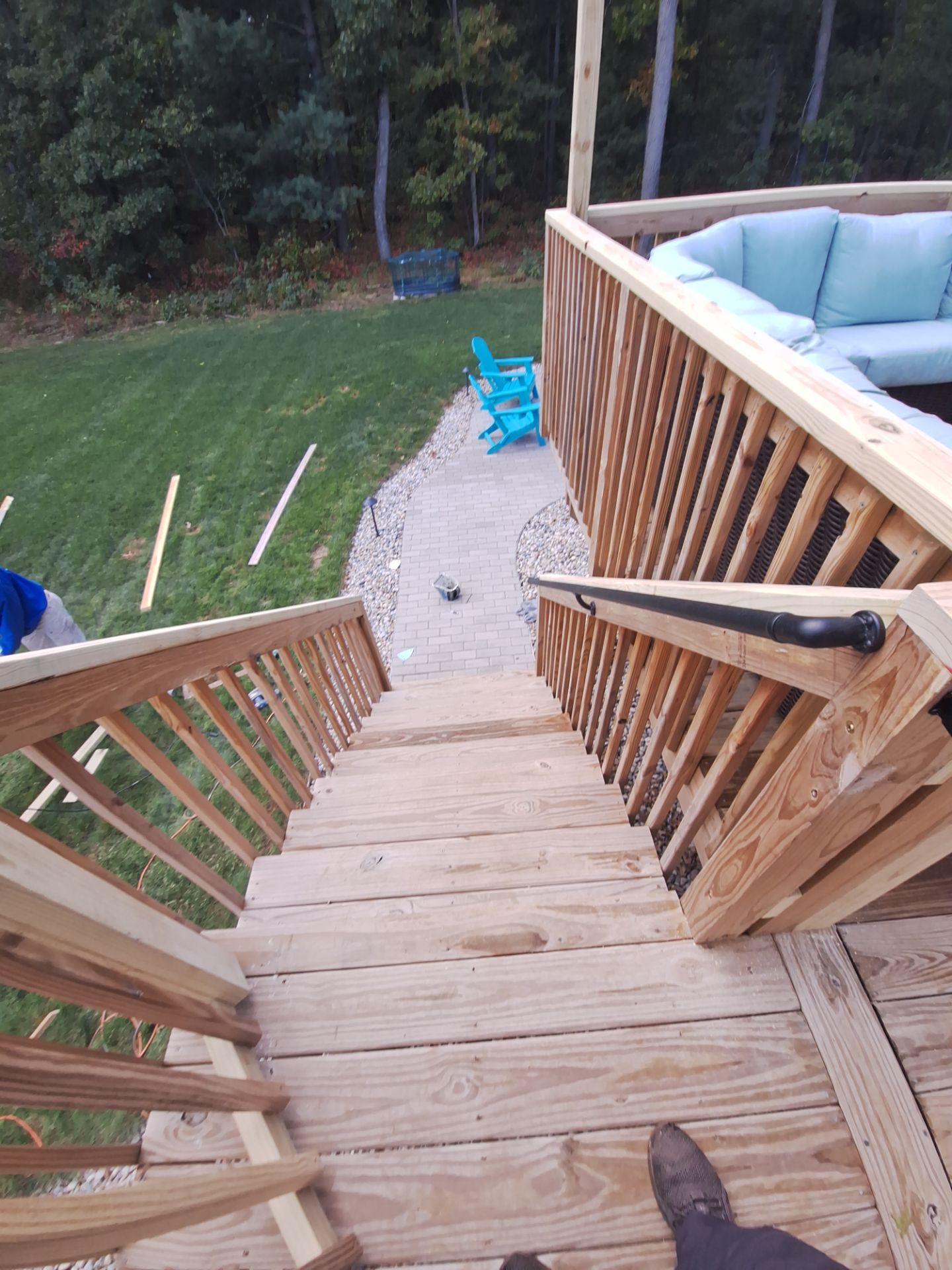 Deck Staining, Repairs & Sunshade Installation by Gordon Painting