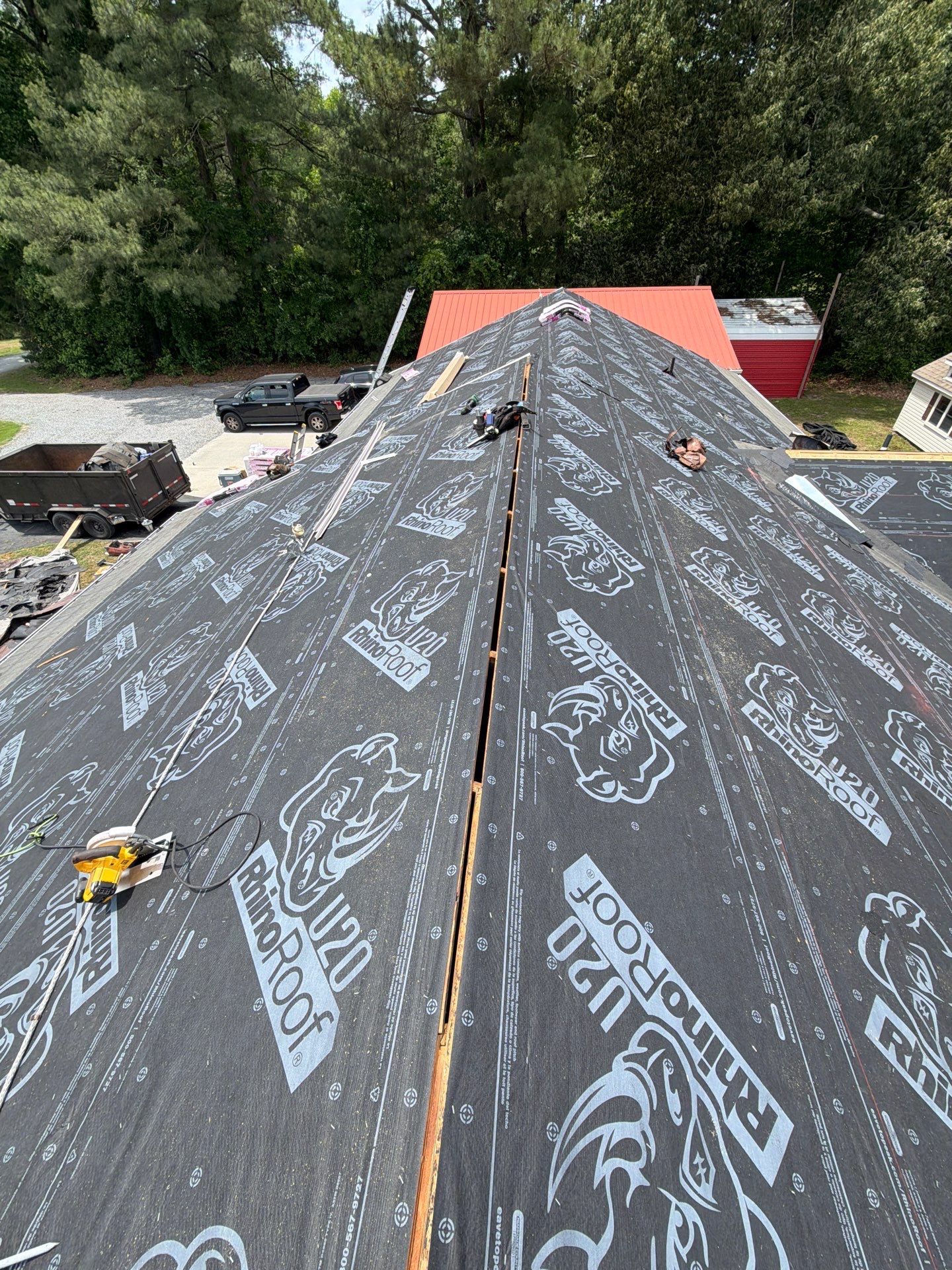 Complete Architectural Shingle Roof Replacement Project in Hudgins by Cade Construction