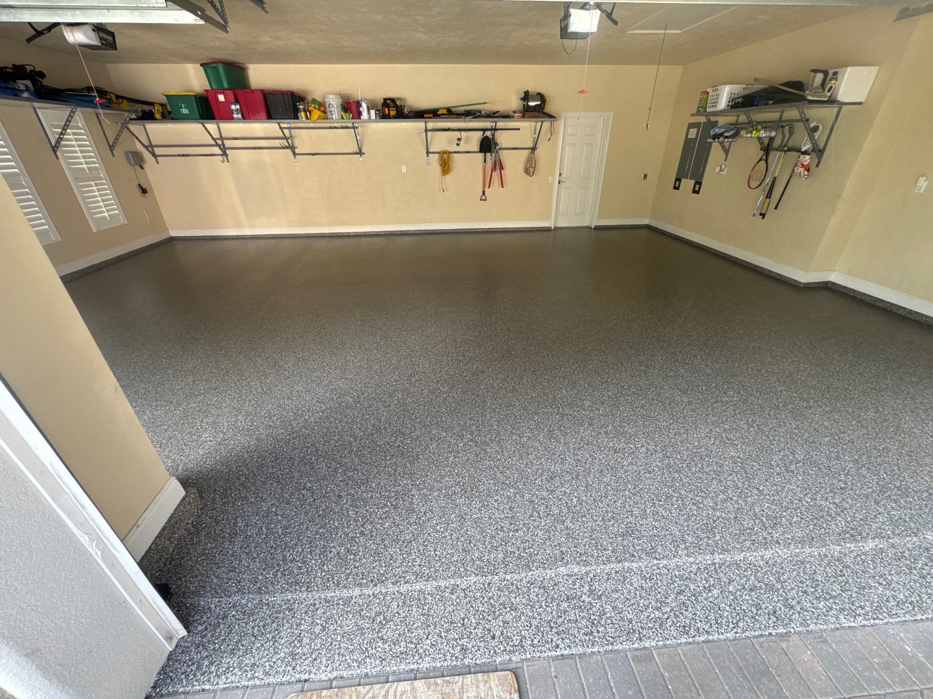Garage Project in Gainesville, FL in Silver Creek by Cross Creek Concrete Coatings