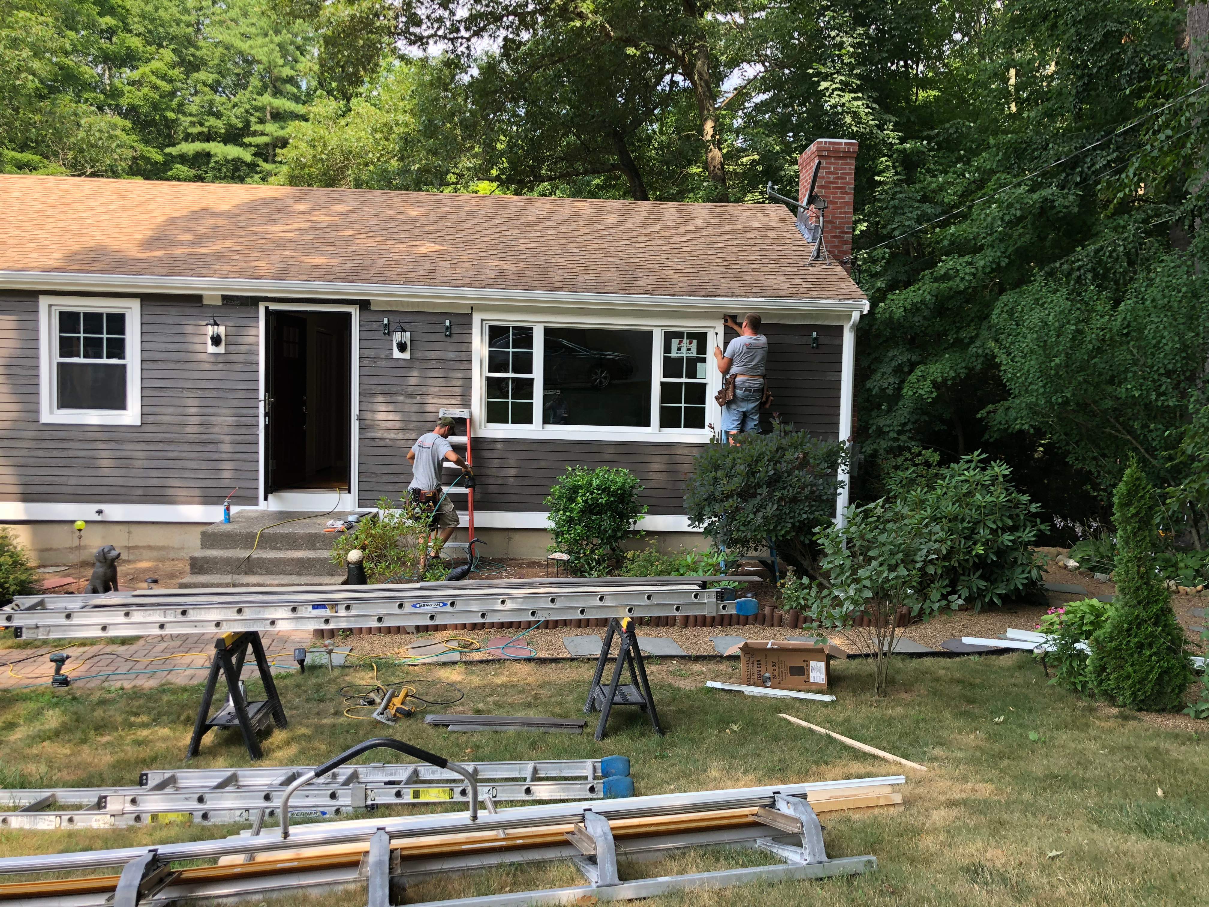 Siding Installation using James Hardie by UBrothers Construction