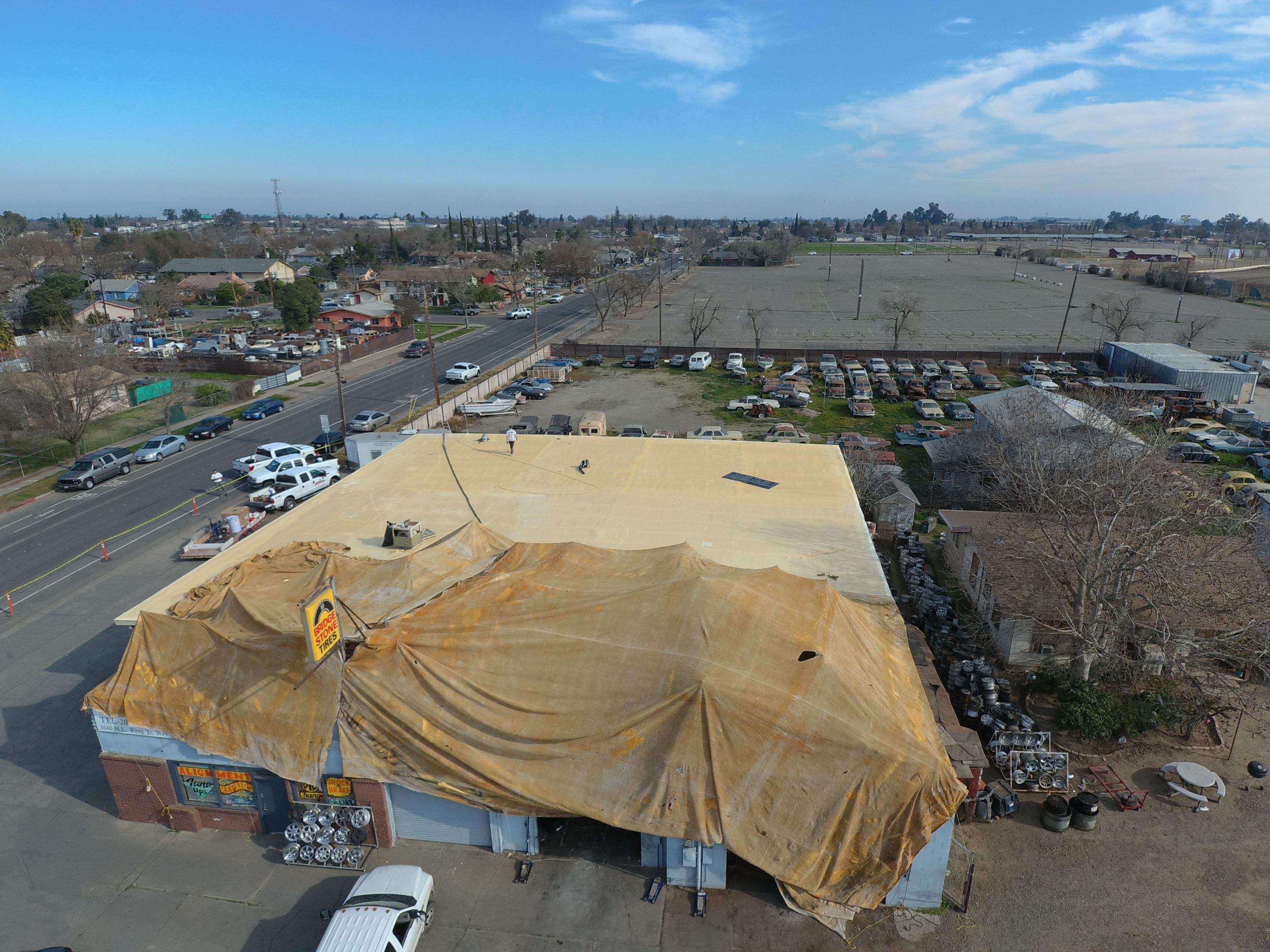 Spray foam and coatings using Conklin Benchmark/PUMA XL coatings and spray foam by Straight Edge Roofing Inc