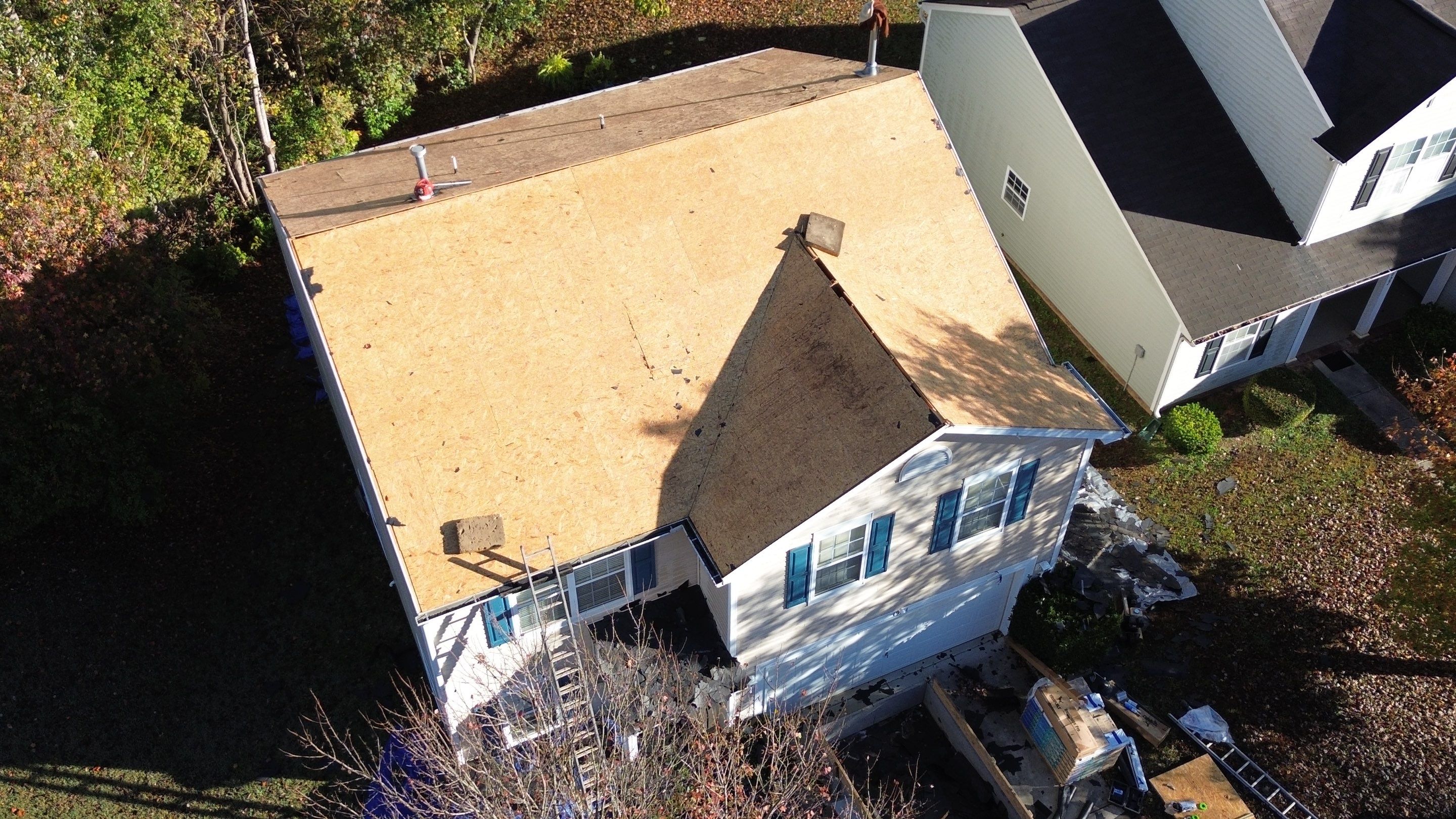 Roof replacement by hail damage by Just Brilliant Restoration JBR