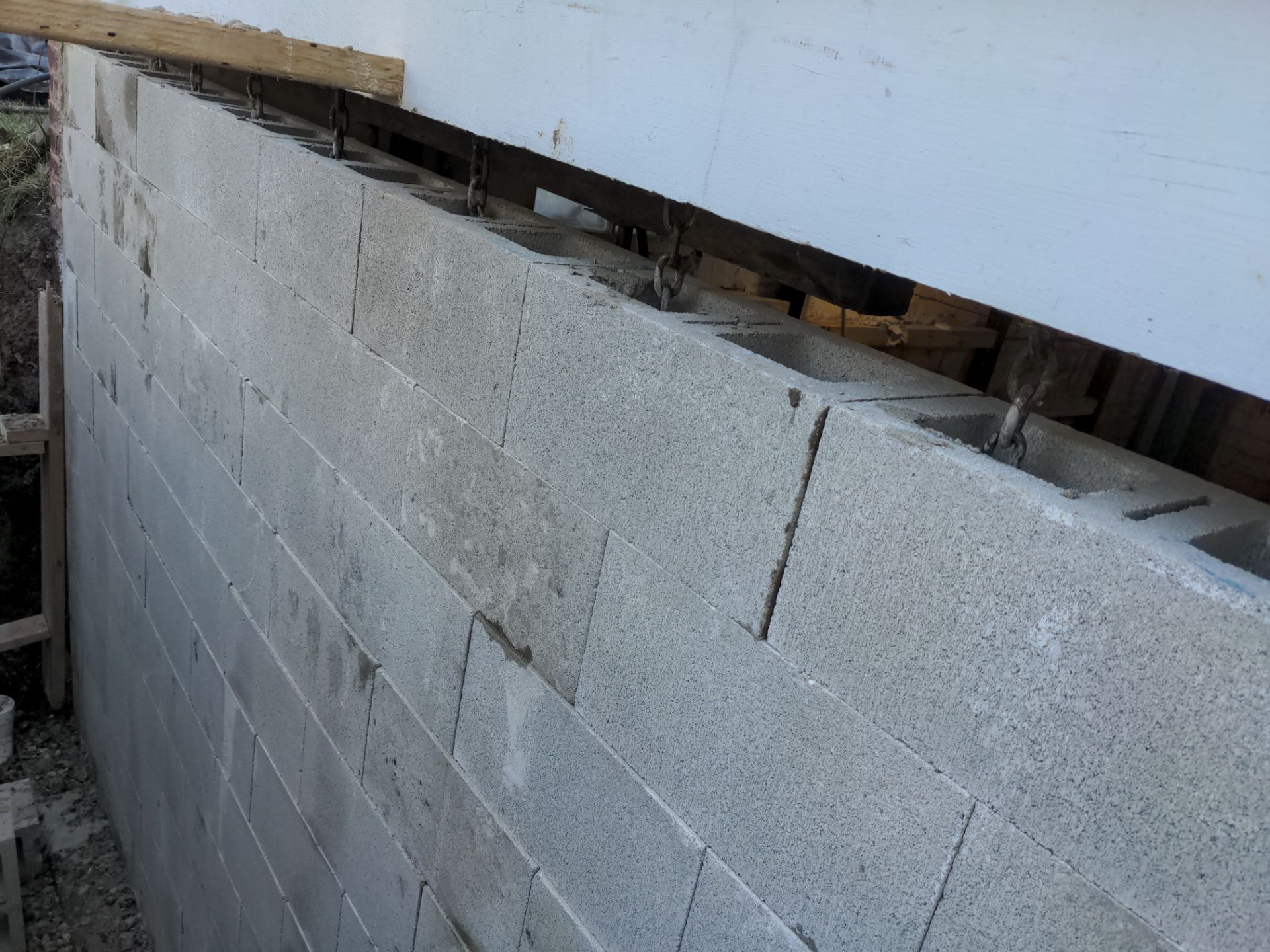 Basement Wall Rebuild with Exterior Waterproofing by Toledo Basement Repair