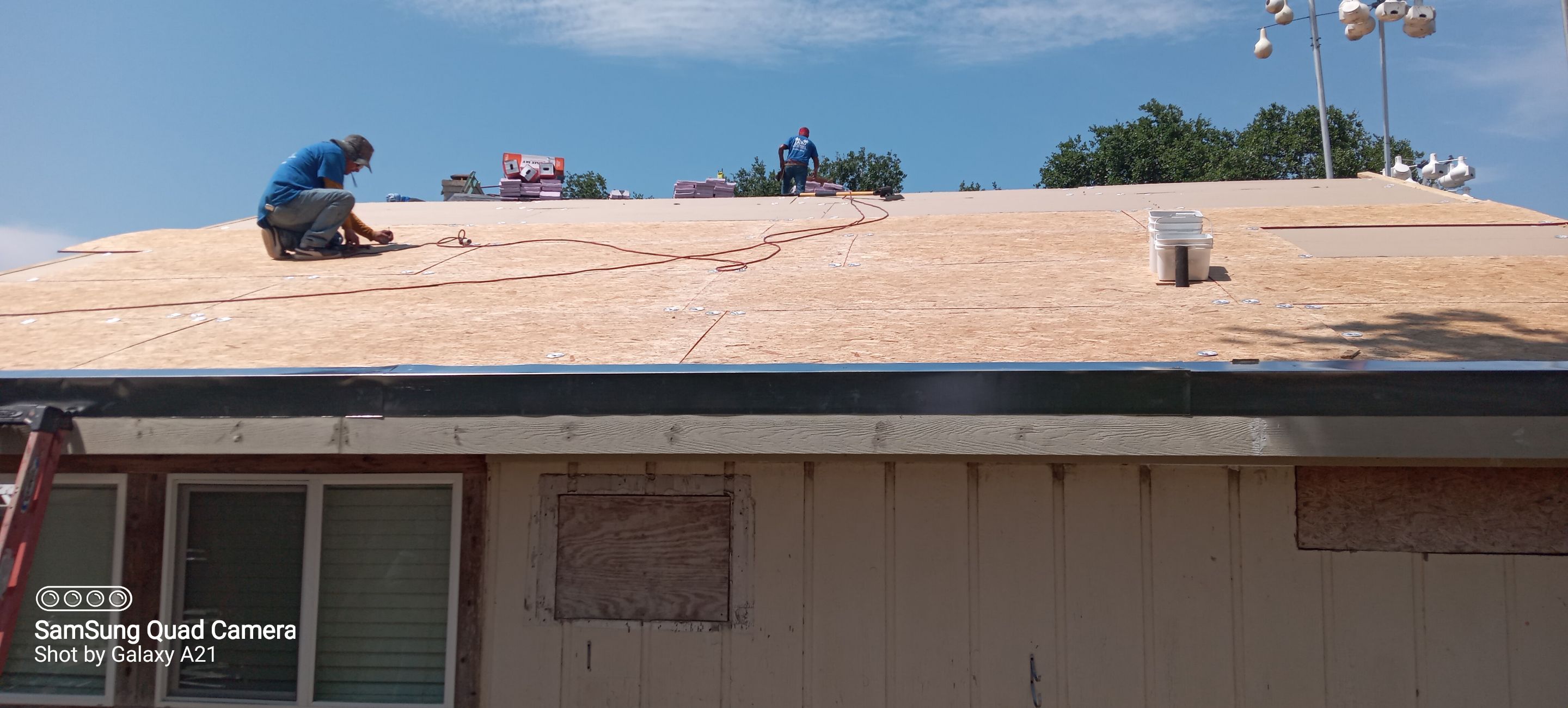 Its to Hot! Insulate this roof by Bayfront Roofing and Construction