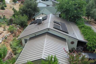 Metal roofing installation using ASC Standing Seam metal