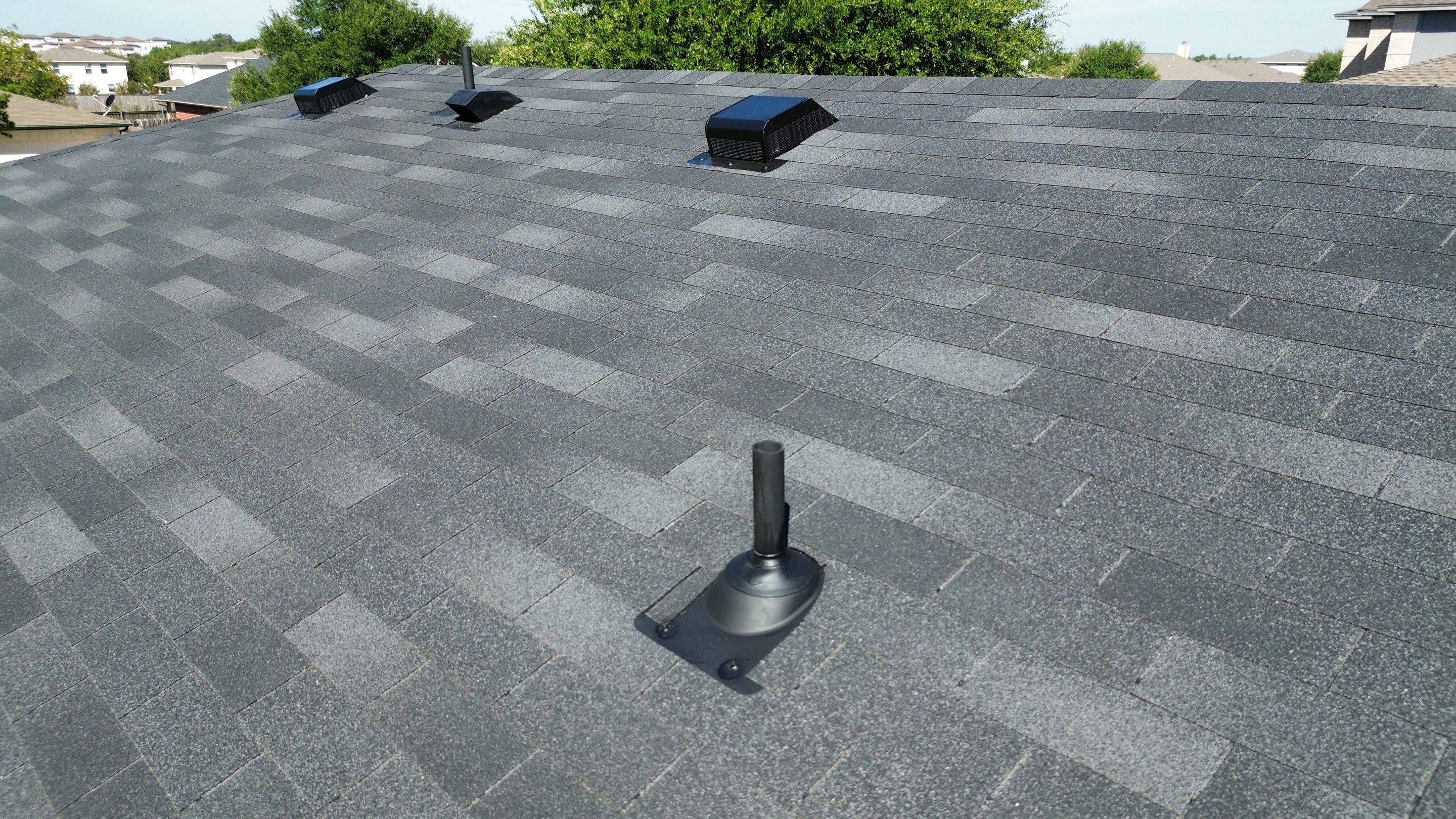 Residential Roof Installation ā Supreme Onyx Black | Leander, TX by Kstylez Roofing & Construction