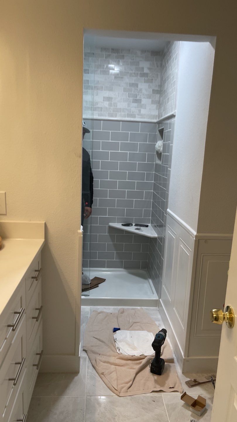 Full Bathroom Remodel by First United Roofing & Construction