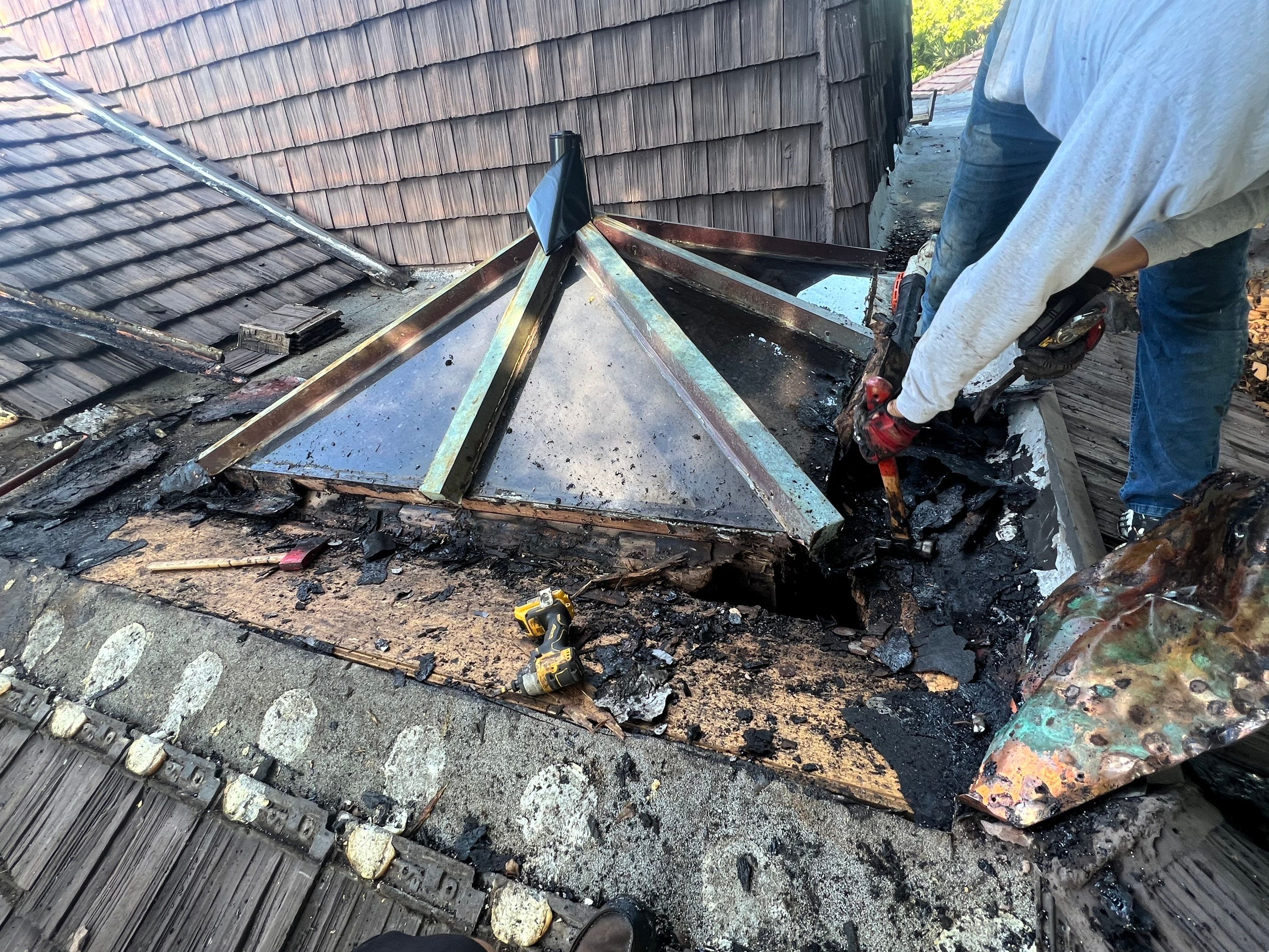 Gatehouse Rd., Sea Ranch Lakes, FL (Skylight Repair) by G&J Roofing 