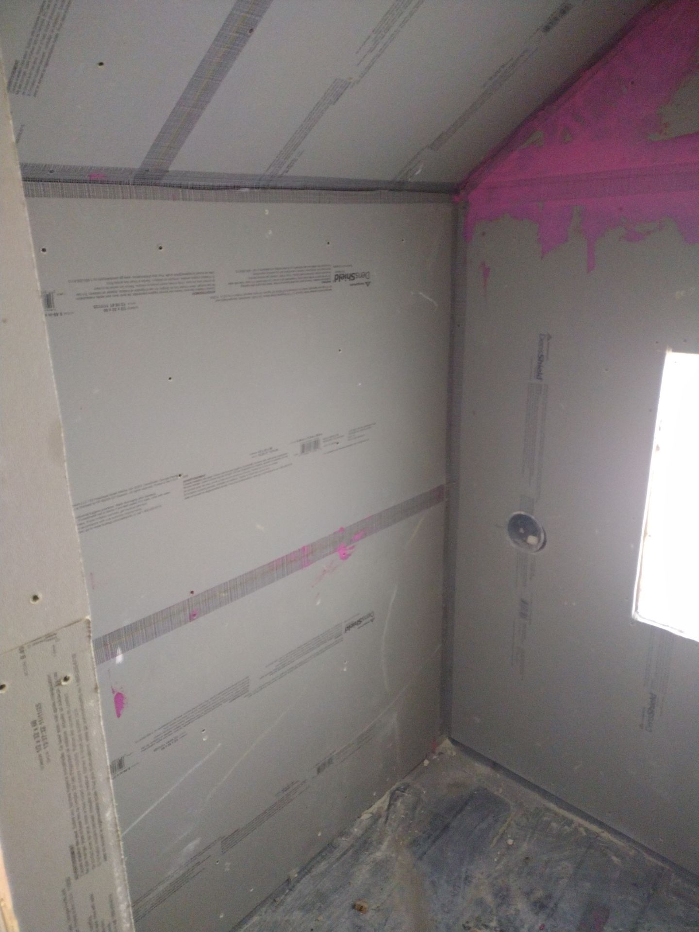 Shower Remodel & Ceiling Restoration – Correcting Water Damage and Rebuilding Right by Johnny Five Construction 