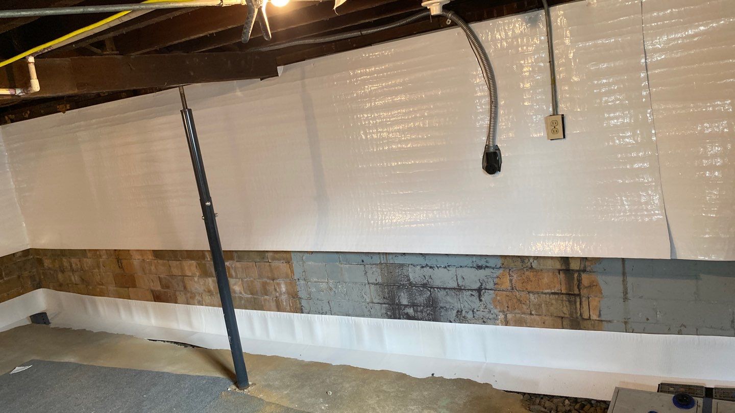 Interior Basement Waterproofing System by Toledo Basement Repair 