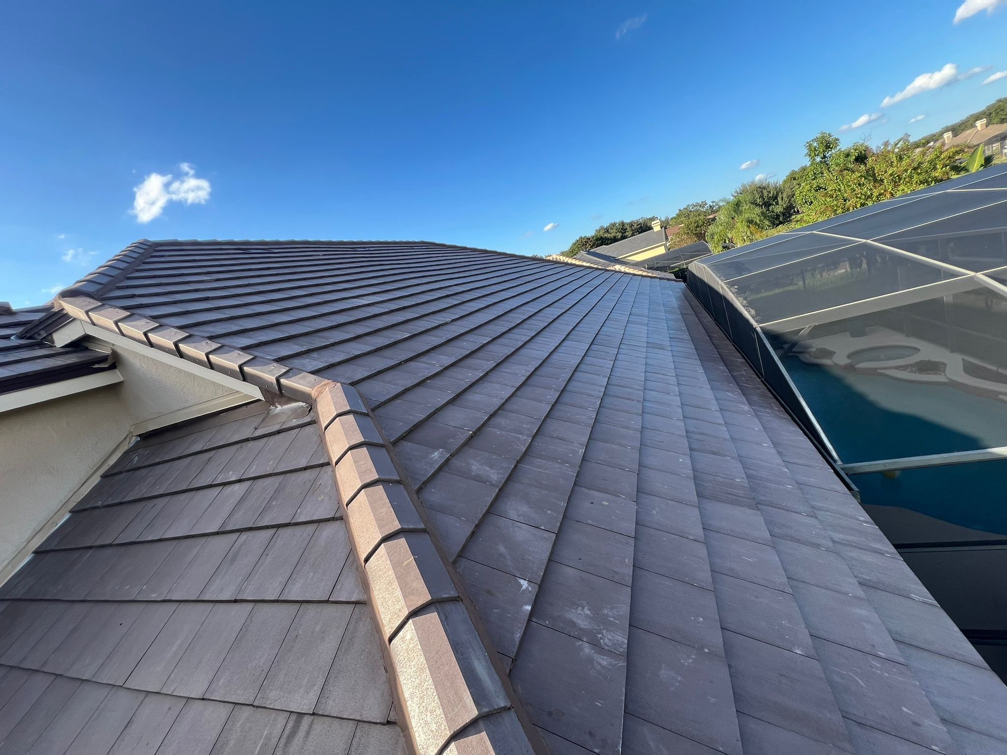 Full Concrete Tile Roof Replacement with Polyglass Underlayment in Orlando by Fortified Roofing Solutions Corp.