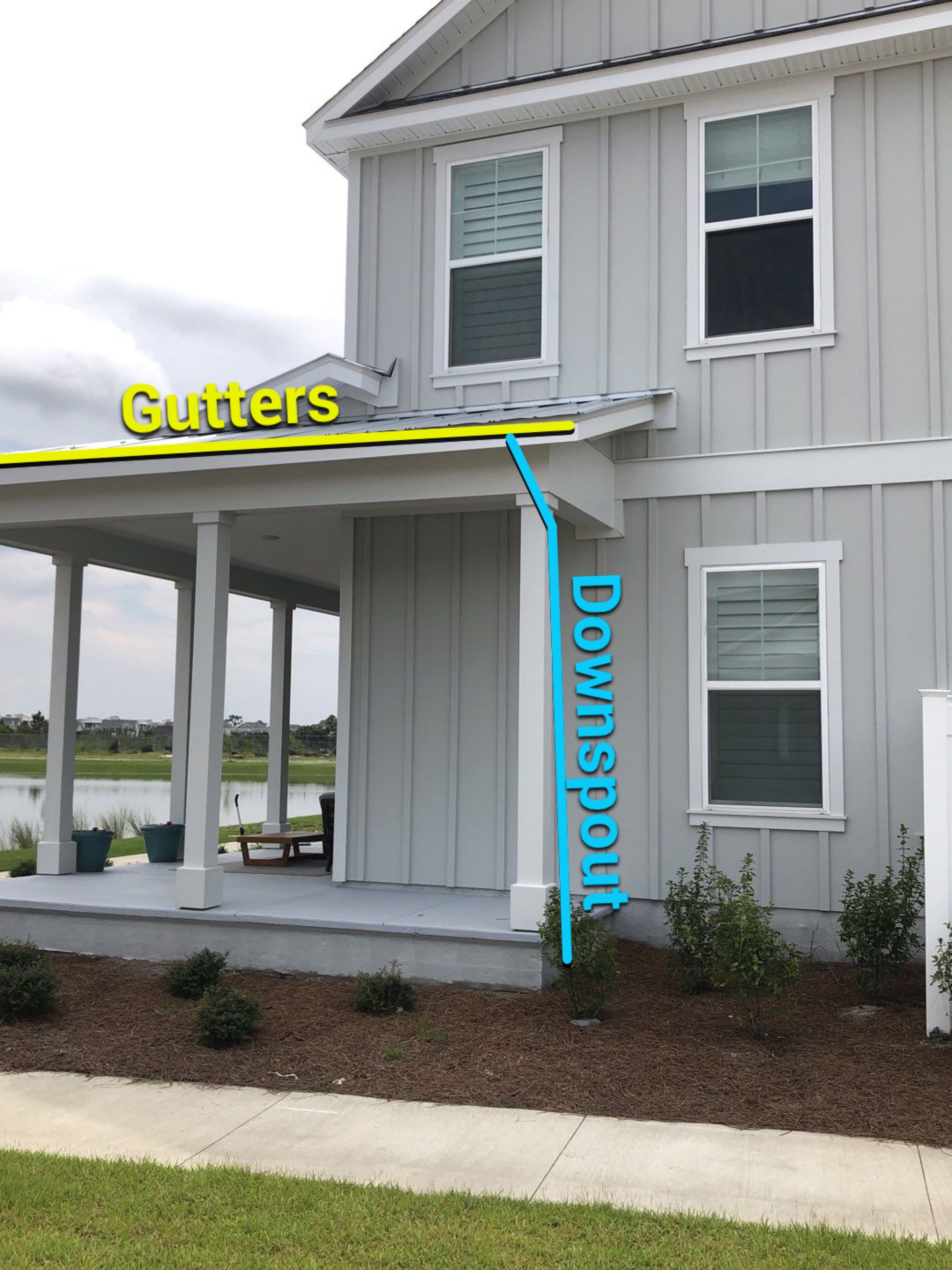 Seamless Gutter Installation using White K-Style Gutters by Gutter Professors