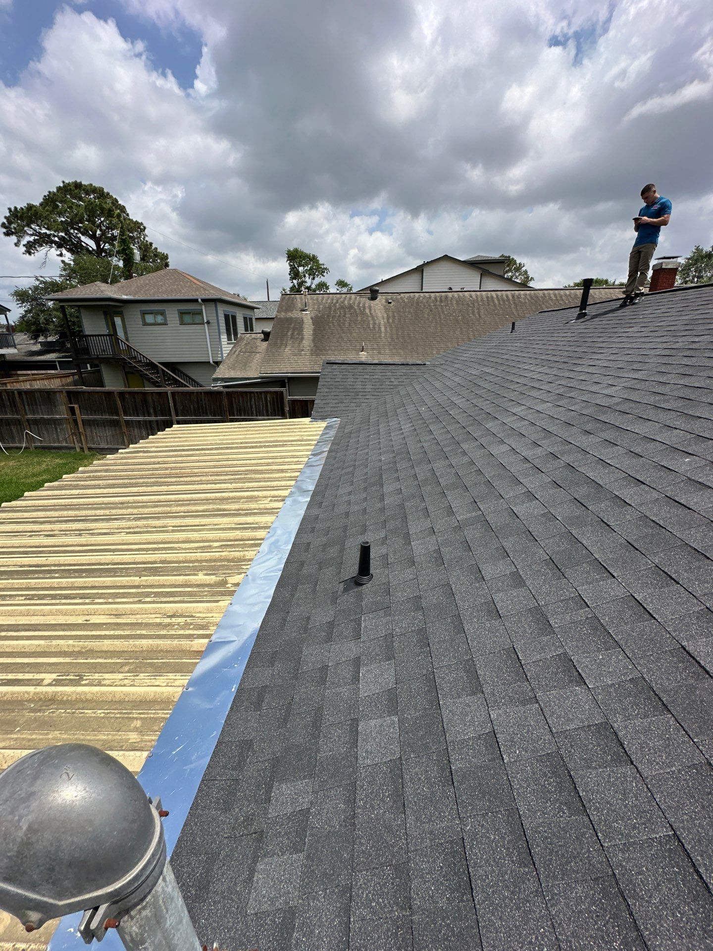 Project in Houston by Motion Roofing
