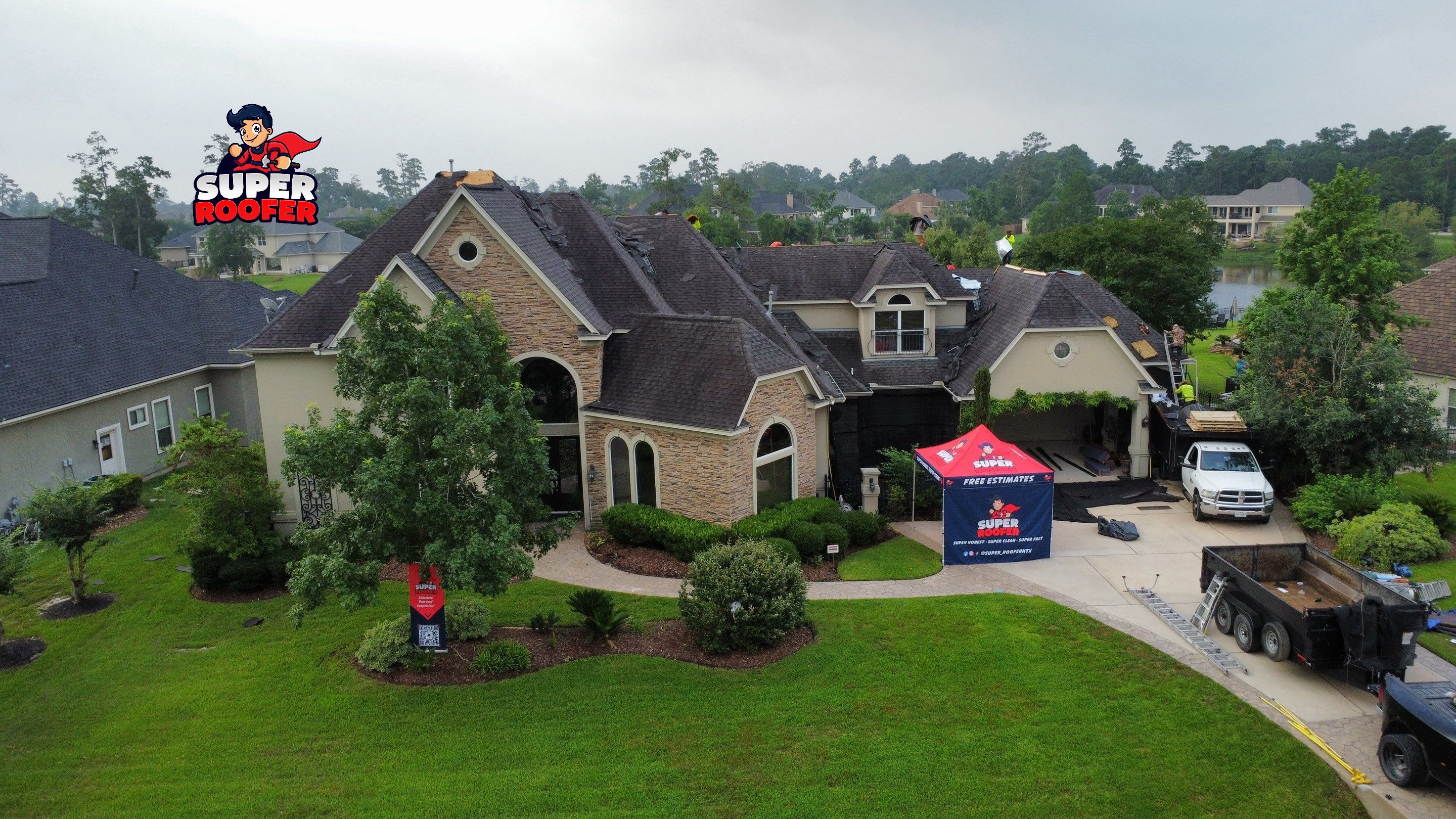 Roof Replacement in Spring, Tx by Super Roofer LLC
