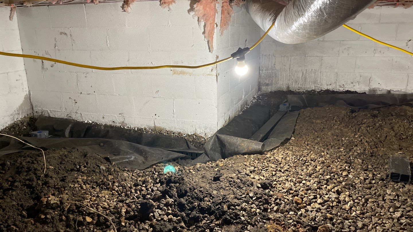 Crawl Space Waterproofing & Encapsulation using GrateProducts by Toledo Basement Repair