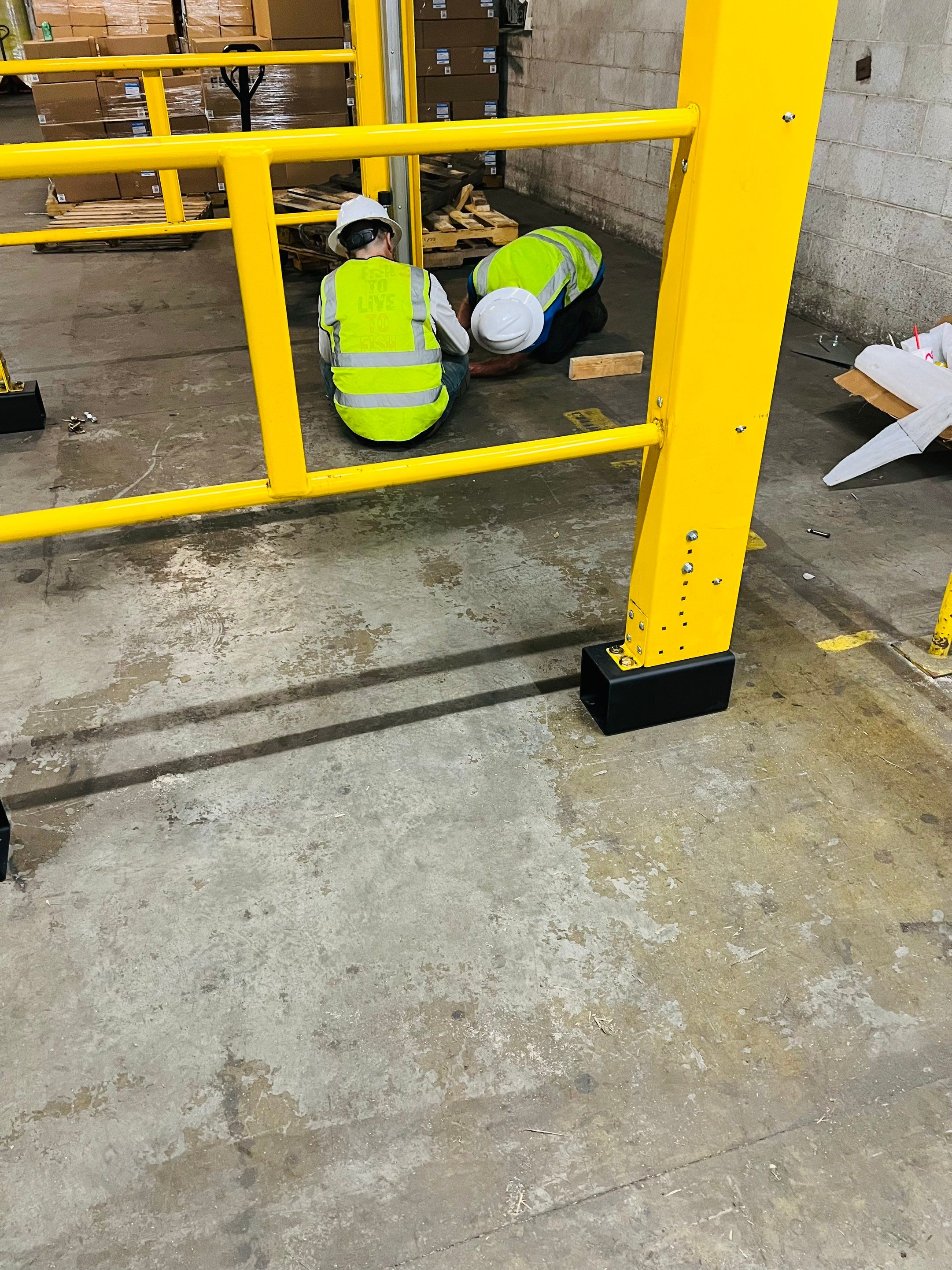 Second-Story Safety Gate Installation – AAF Flanders by S.W. Contracting & Consulting