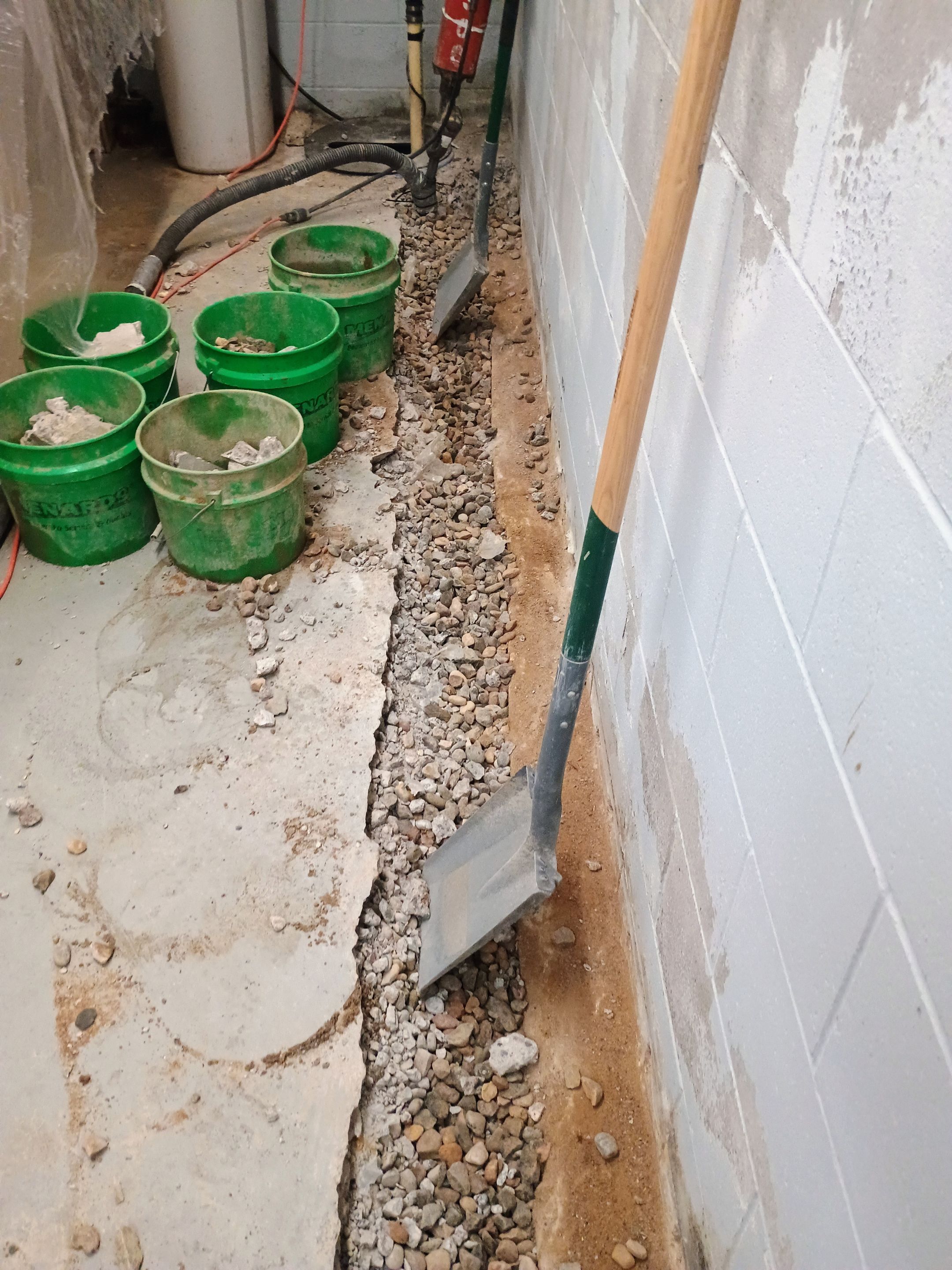 Depressurizing Denny's Basement Wall by Waterproofing Northeast