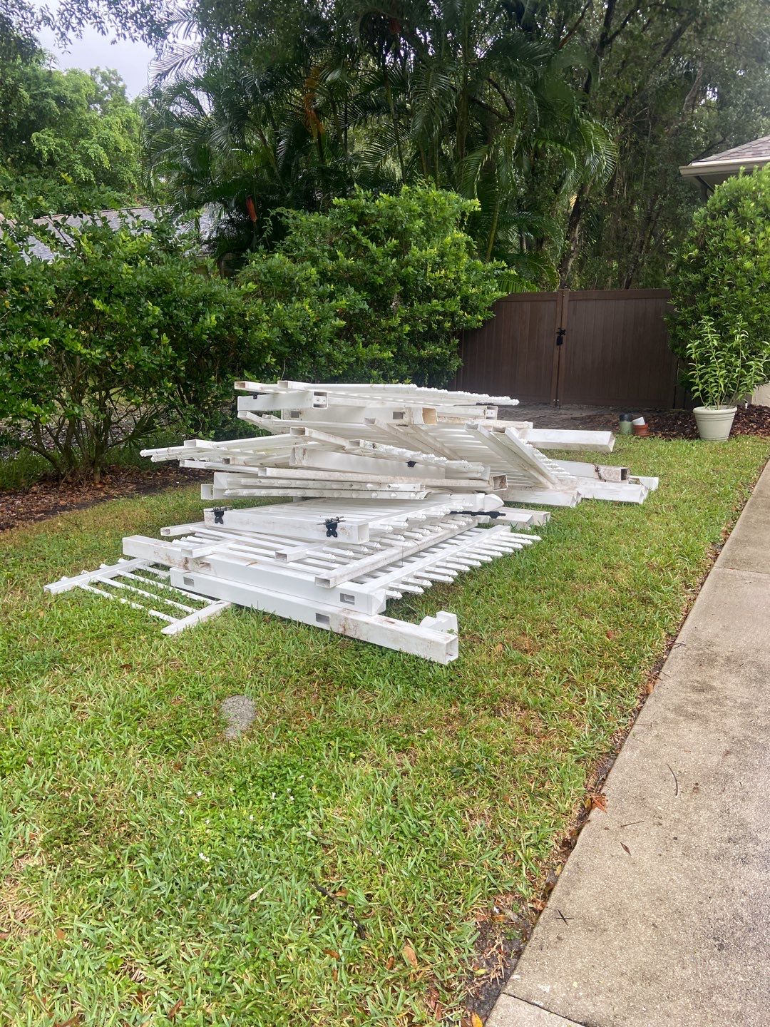 Bradenton, FL 4 ft. Tall 3-Rail Black Aluminum Fence by Asap fence and gates, LLC