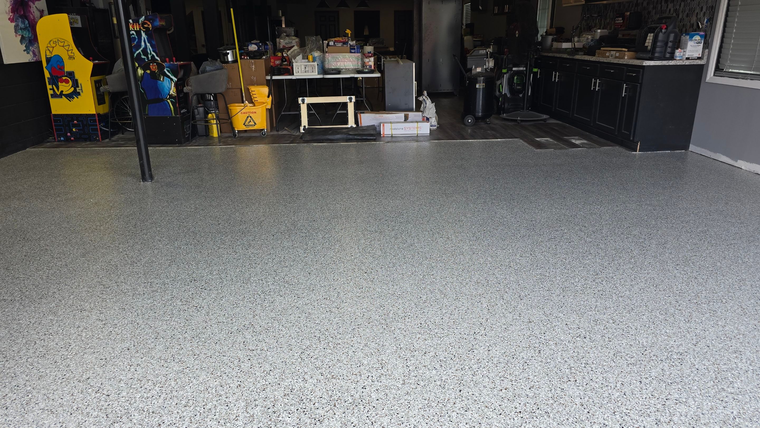 Garage using Coyote by Elite Floor Solutions